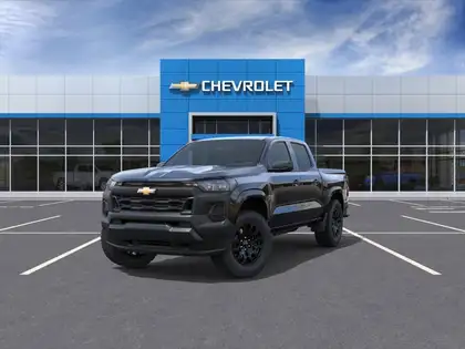 Black 2026 Chevrolet Colorado Work Truck Crew Cab 4WD Pickup Truck Four-Wheel Drive 8-Speed Automatic