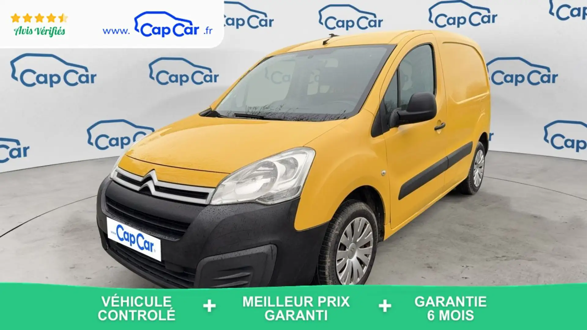 Citroen Berlingo 1.6 BlueHdi 100 ETG6 Club Jaune - 1