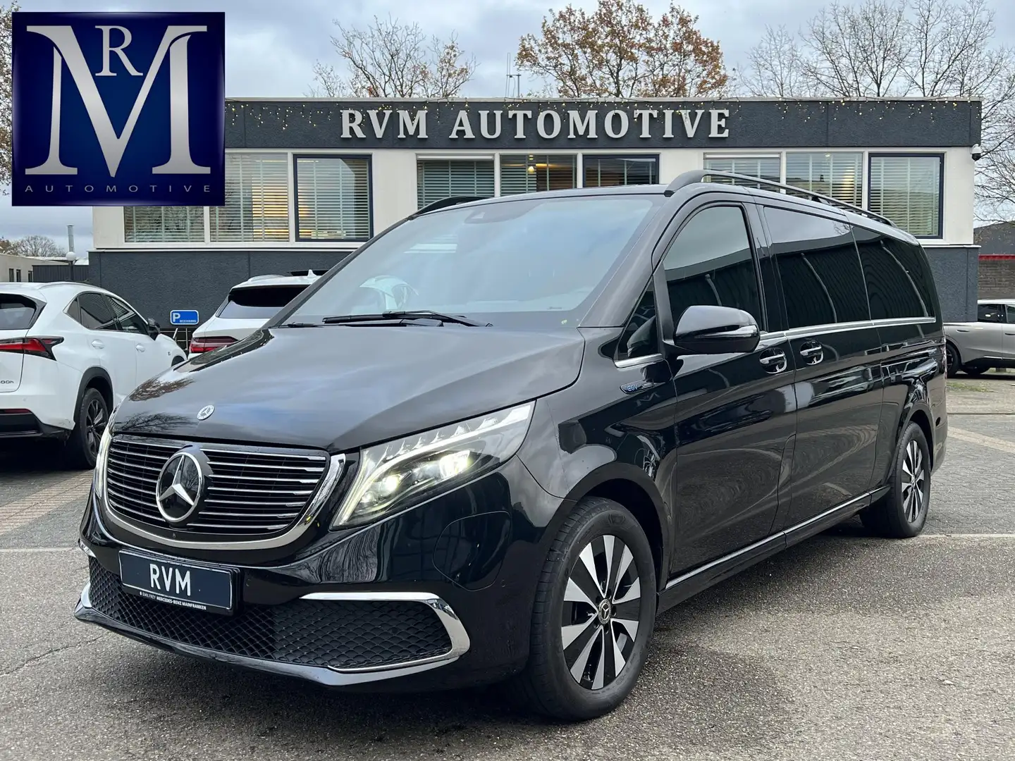 Mercedes-Benz EQV 300 L3 Business Solution Limited 90 kWh VAN: €44.900,- Zwart - 1