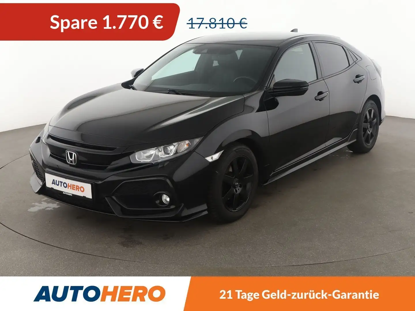 Honda Civic 1.0 VTEC Dynamic Limited Edition*NAVI*ACC*CAM*PDC* Schwarz - 1