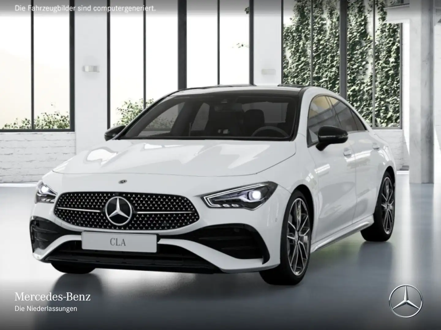 Mercedes-Benz CLA 200 AMG+NIGHT+PANO+360°+LED+TOTW+7G Weiß - 2