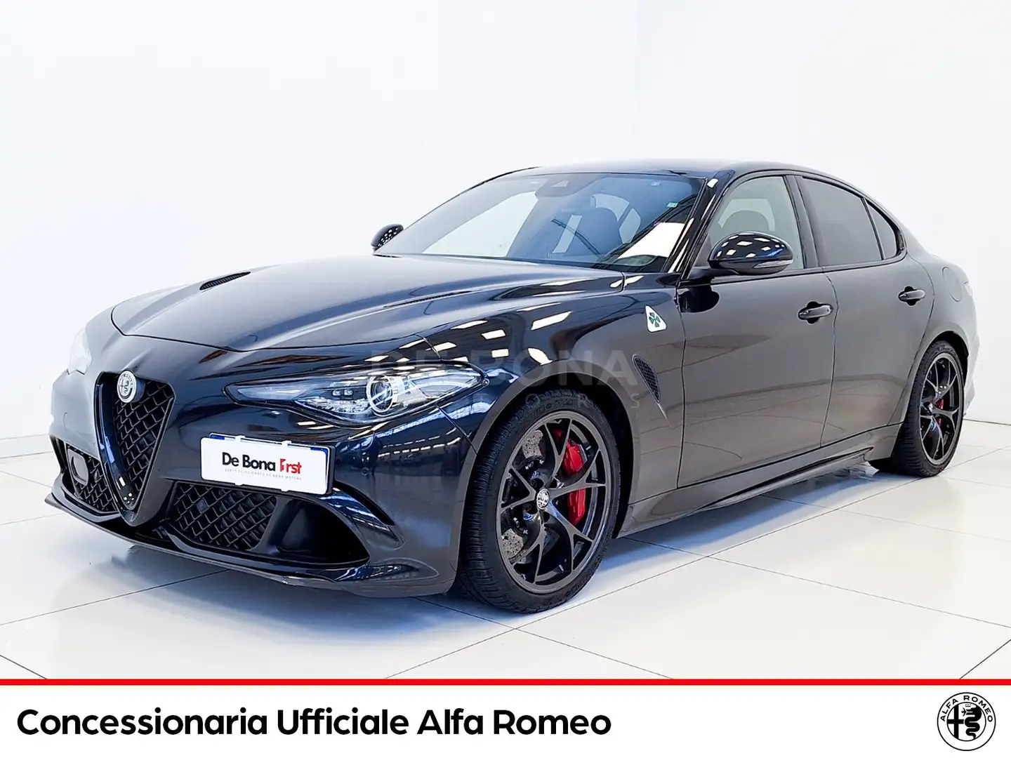 Alfa Romeo Giulia 2.9 v6 quadrifoglio 510cv auto Zwart - 1