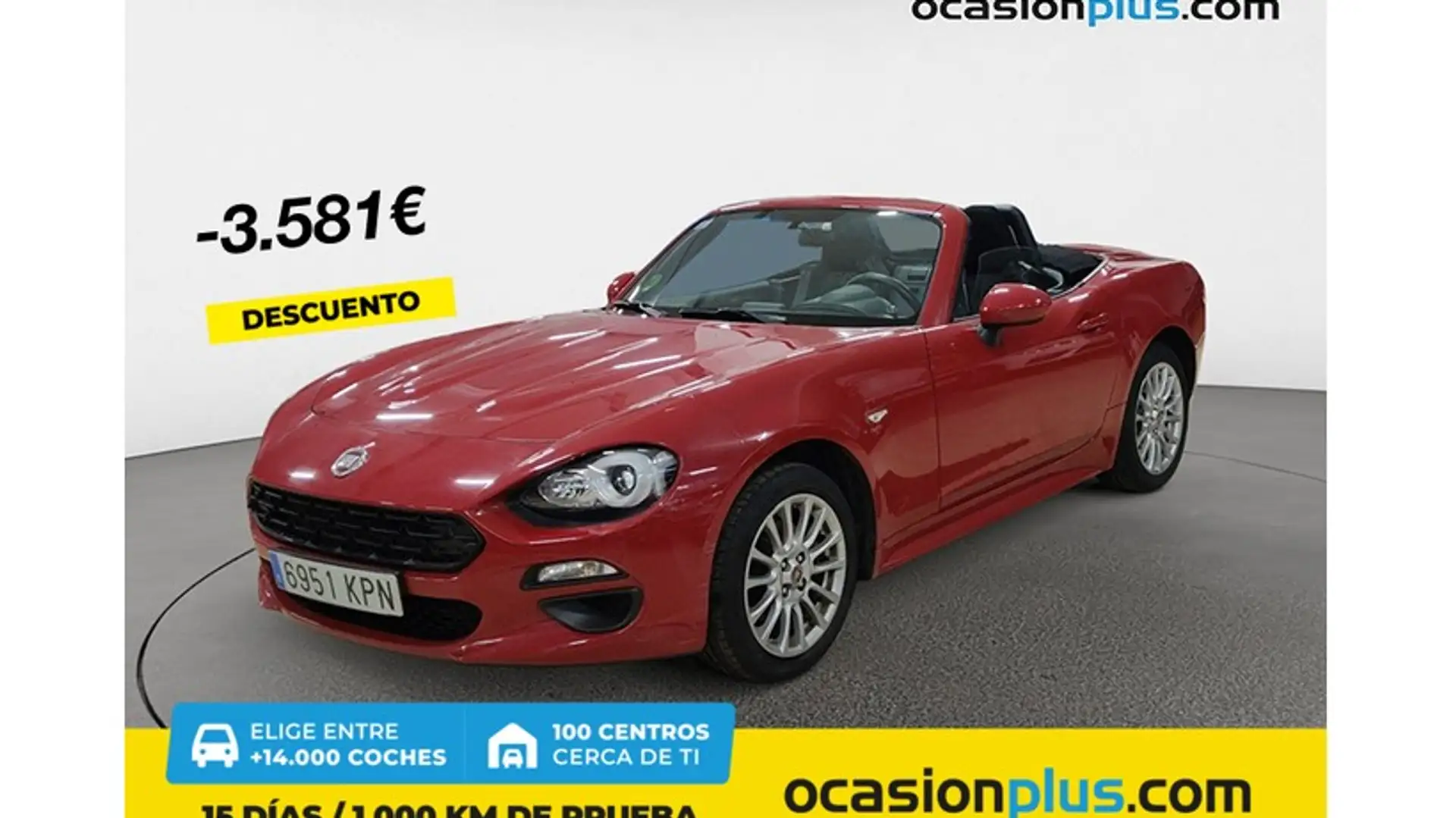 Fiat 124 Spider 1.4 Multiair Rouge - 1