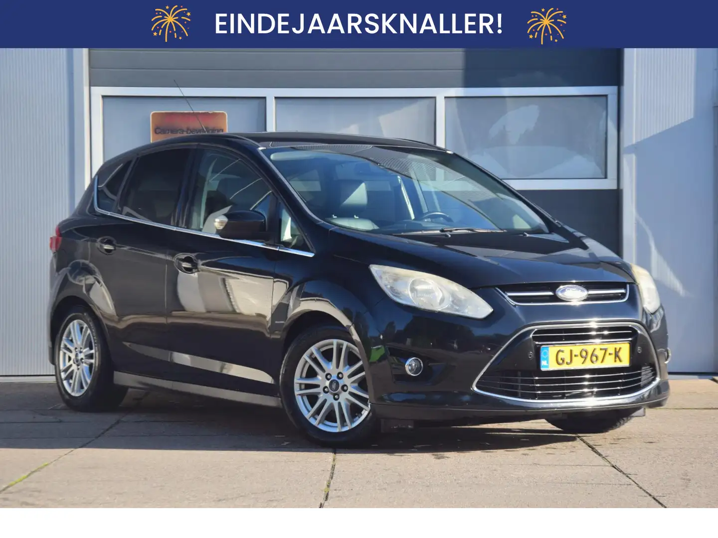 Ford C-Max 1.0 Titanium PANORAMADAK/DB RIEM RECENT VERNIEUWD Zwart - 1