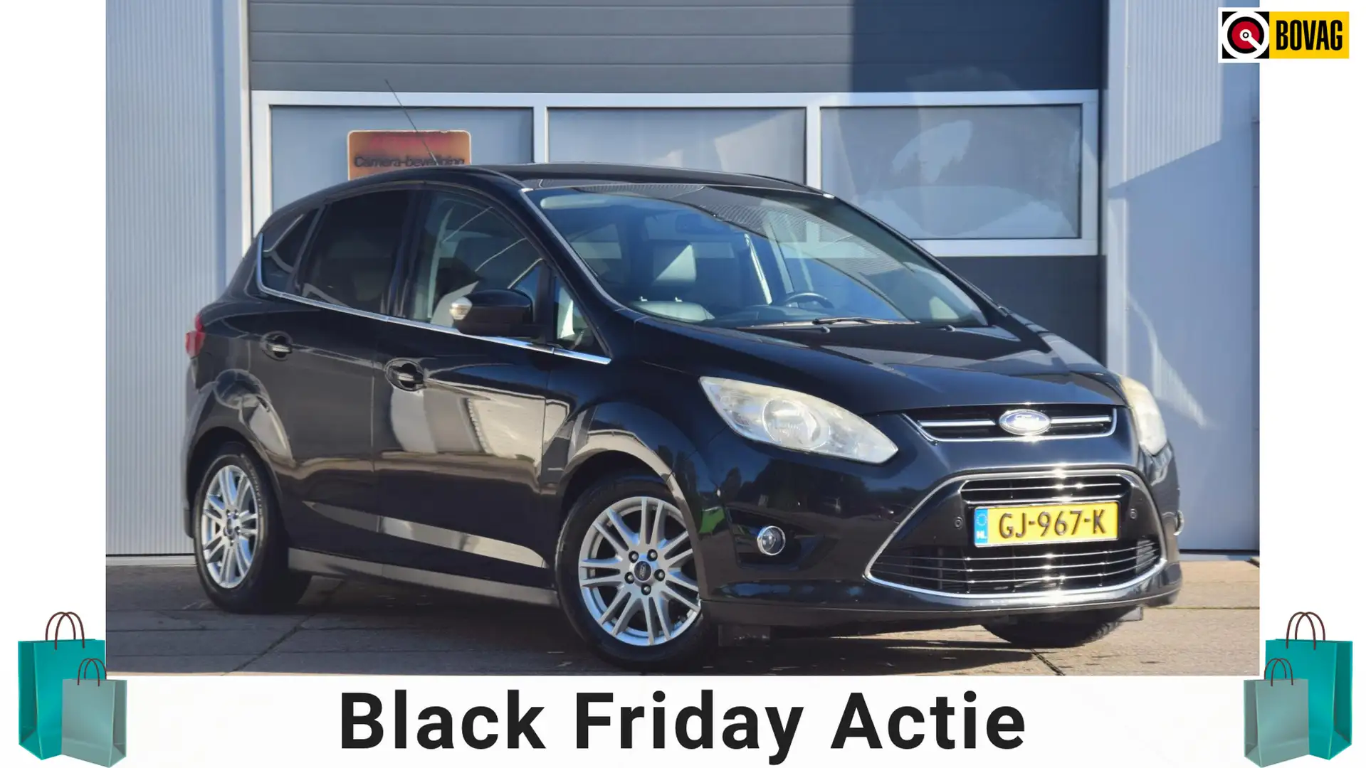 Ford C-Max 1.0 Titanium PANORAMADAK/DB RIEM RECENT VERNIEUWD Noir - 1