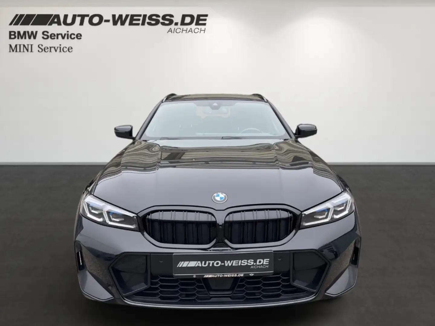 BMW 320 iA M-SPORT+WIDESCREEN+NAVI+SHZ+ACC+HIFI+AHK Schwarz - 2