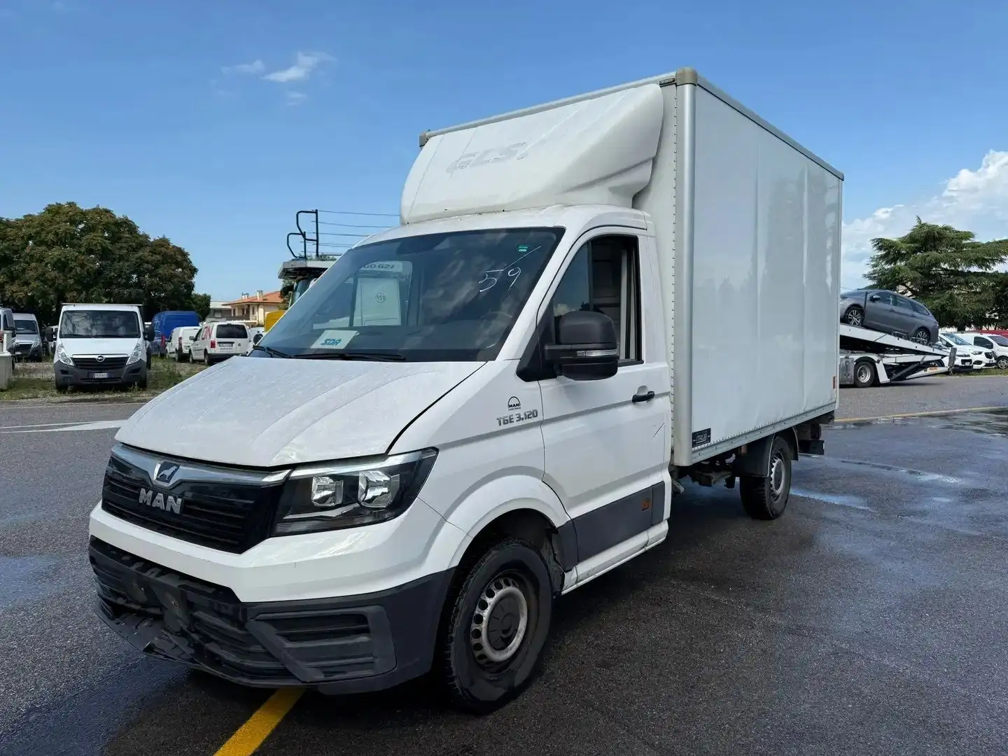 MAN Man TGE Sponda Idraudlica: targa GG200SF Blanc - 2