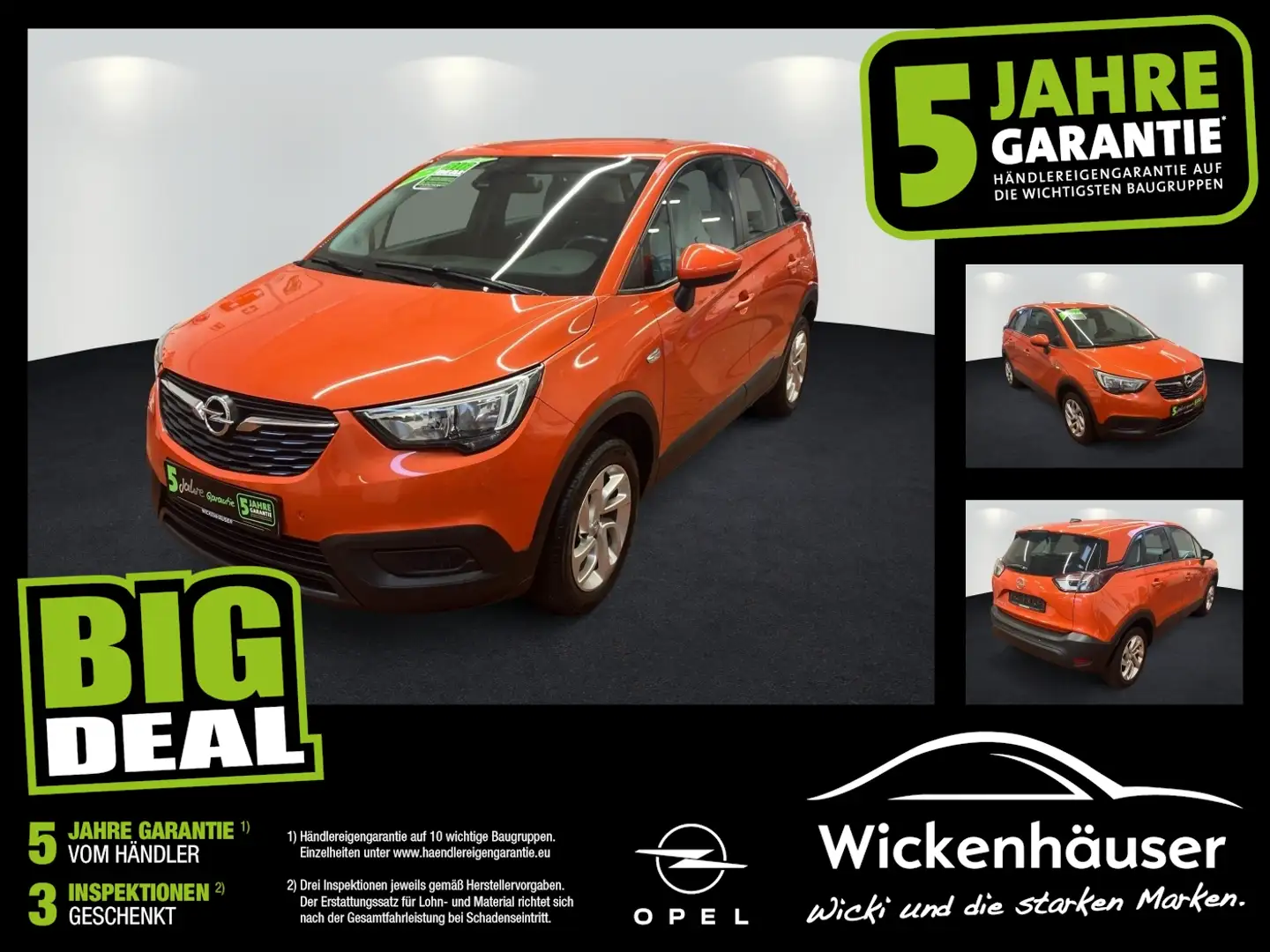 Opel Crossland 1.2 Turbo Edition SHZ PDC IntelliLink Orange - 1