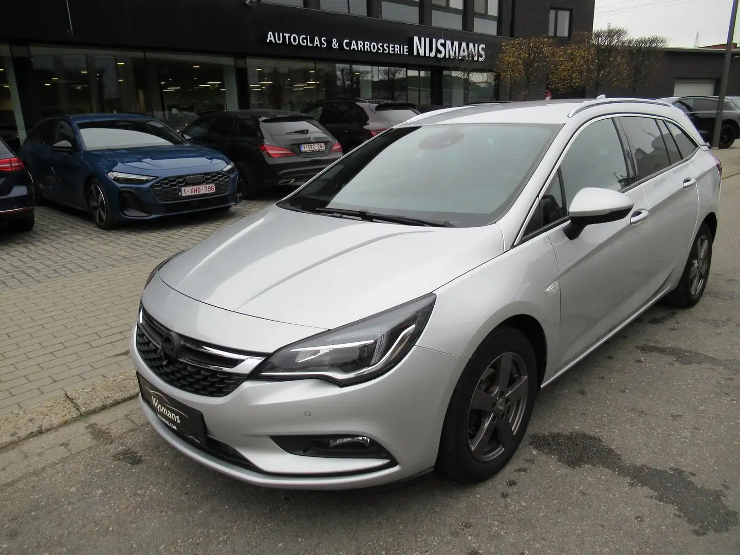 Opel Astra 1.4 Sports Tourer+  Dynamic-Navi-A/C-SCHADEWAGEN Argent - 1