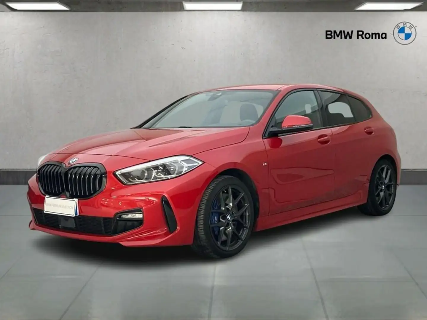 BMW 118 i Msport auto Rosso - 1
