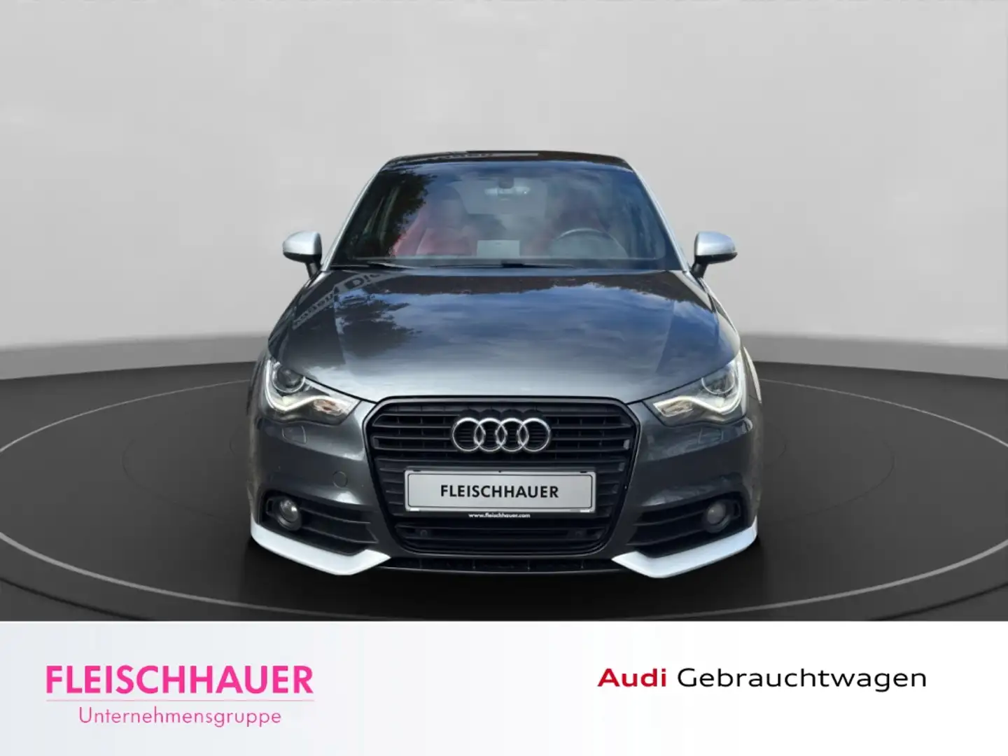 Audi A1 S line Sportpaket 2.0 TDI Pano Navi Leder Soundsys Grau - 2