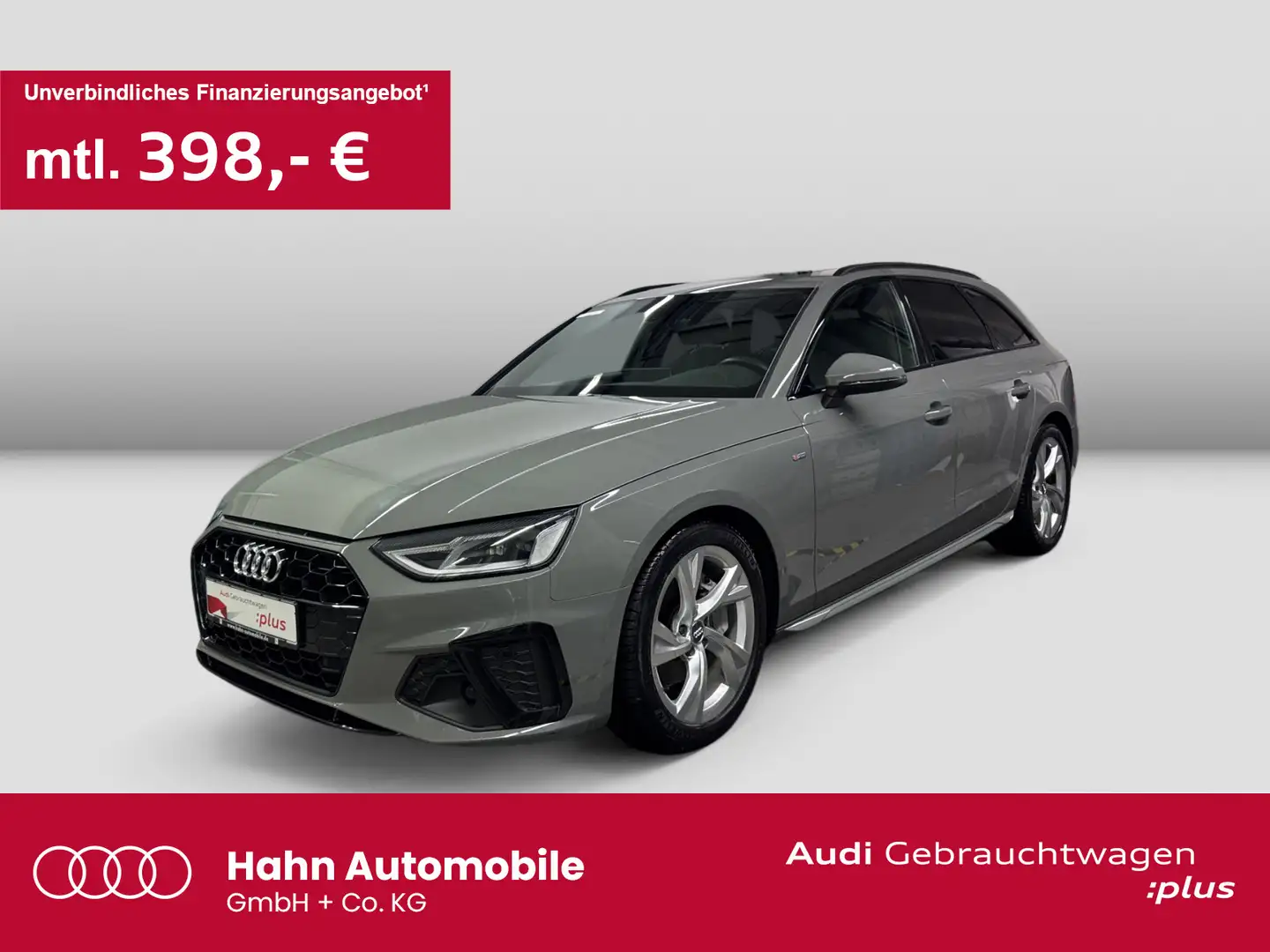 Audi A4 40 TDI S line Navi Pano CAM Carplay LED Gris - 1