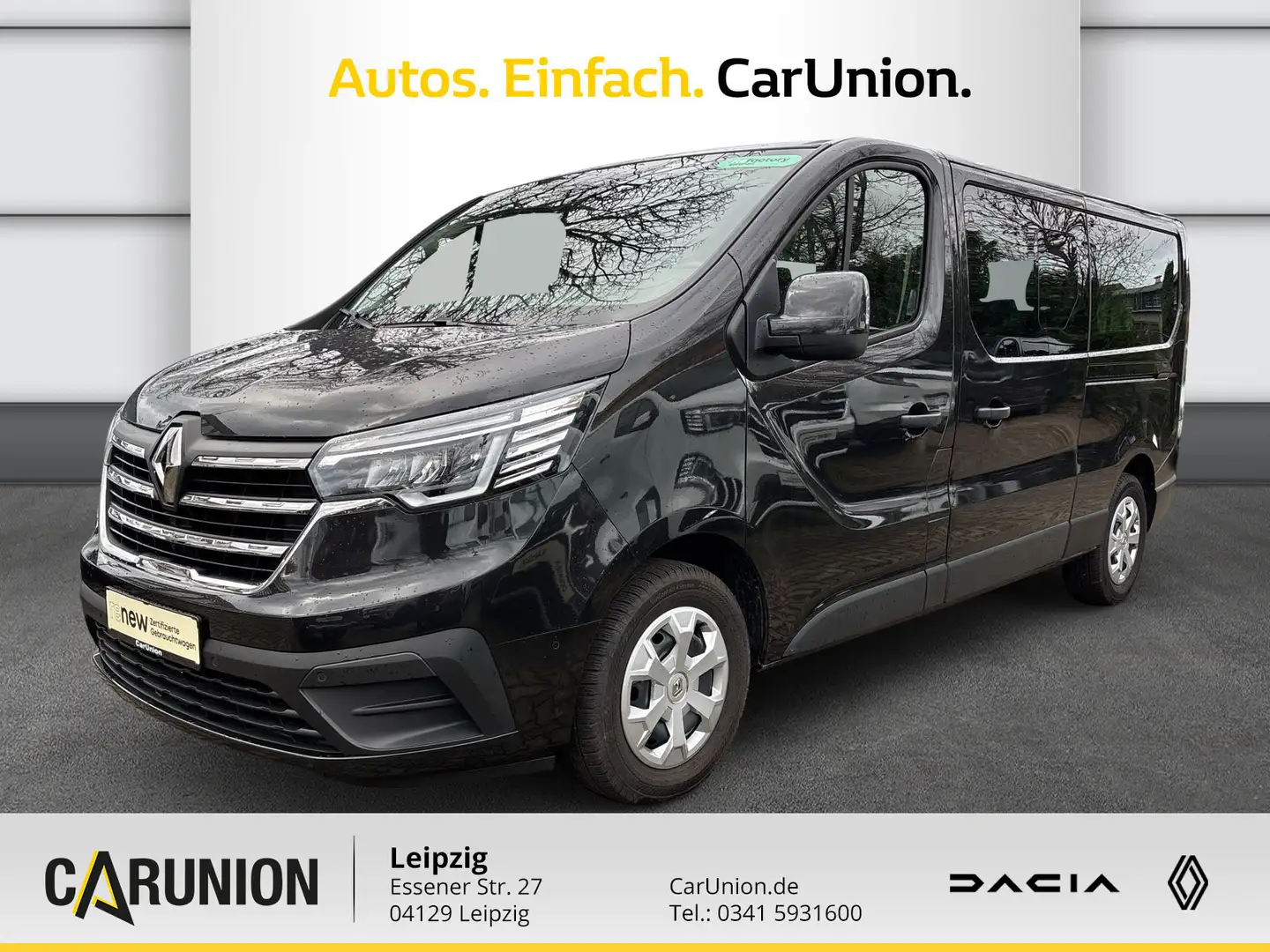 Renault Trafic Pkw Grand Life Blue dCi 150 EDC Navi,PDC Zwart - 1