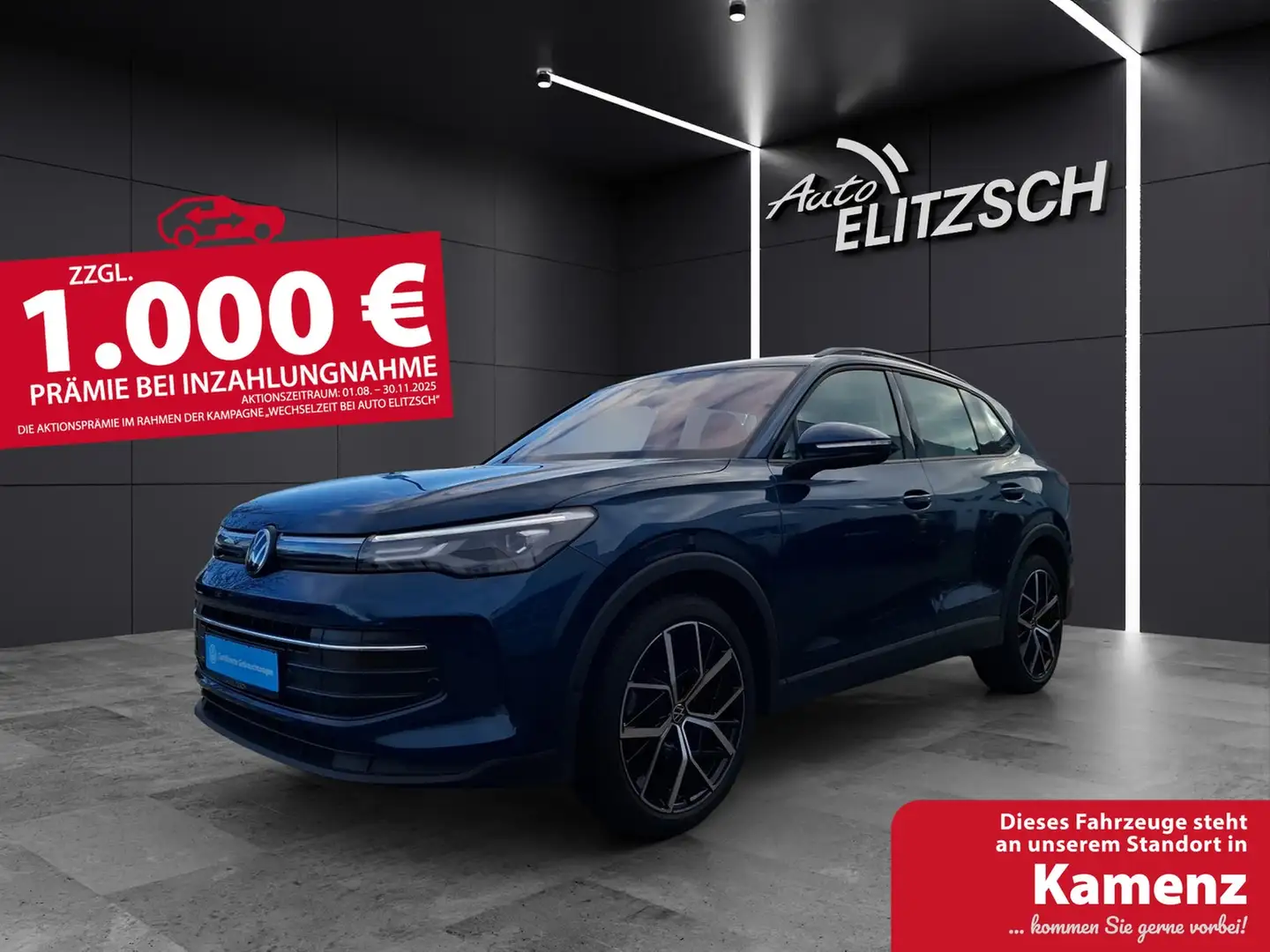Volkswagen Tiguan eTSI Life DSG Standhzg LED AHK Navi AID ACC RFK... Blau - 1