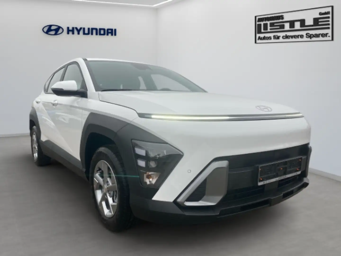 Hyundai KONA Select Hybrid Funktionspaket Navi LED ACC Apple Ca Weiß - 2