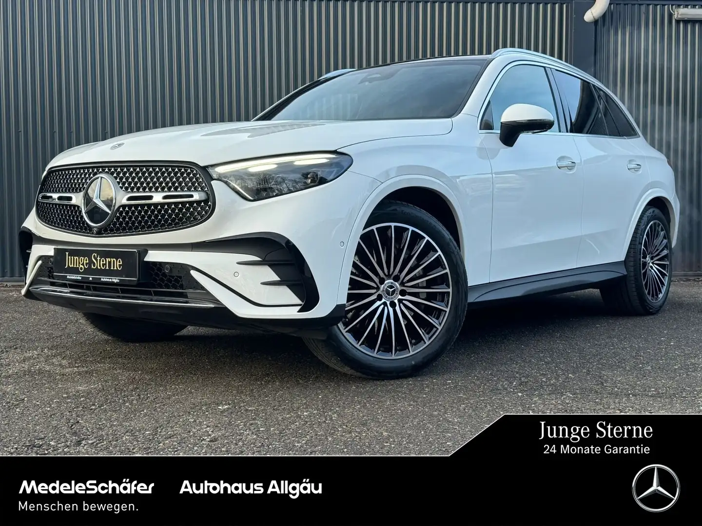 Mercedes-Benz GLC 450 GLC 450 d 4M AMG 20" 3D AHK Keyless Pano Distronic Weiß - 1