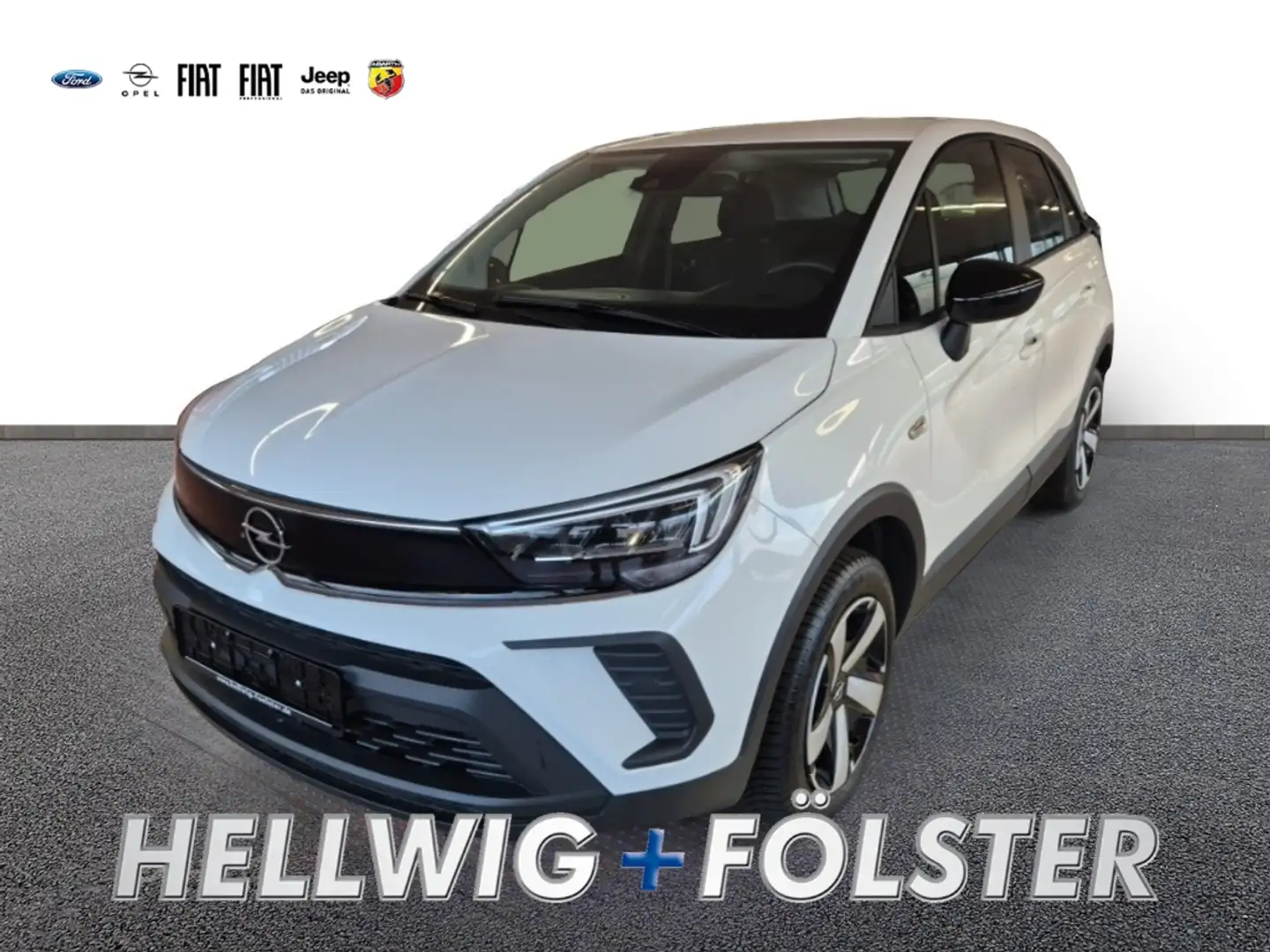 Opel Crossland Elegance AT Shz Navi Mehrzonenklima Weiß - 1