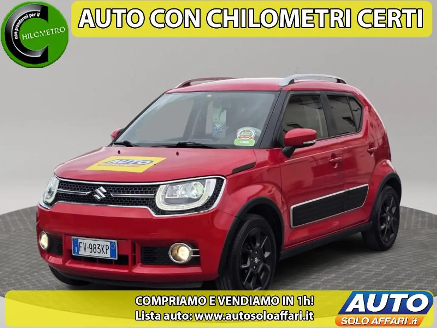 Suzuki Ignis 1.2 iTOP AGS AUTOMATICA EU6D NEOPATENTATI/PERMUTE Rosso - 1