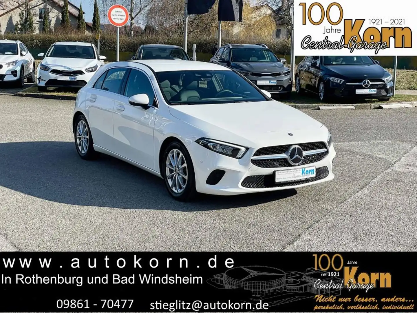 Mercedes-Benz A 180 Progressive 7G-DCT MBUX LED PDC Pakete Bianco - 2