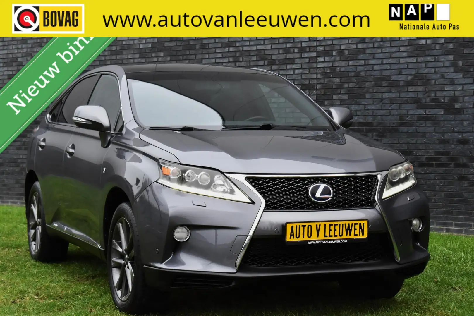 Lexus RX 450h 4WD F-Sport MARK LEVINSON/PANORAMADAK/HUD/XENON/LE Grijs - 1