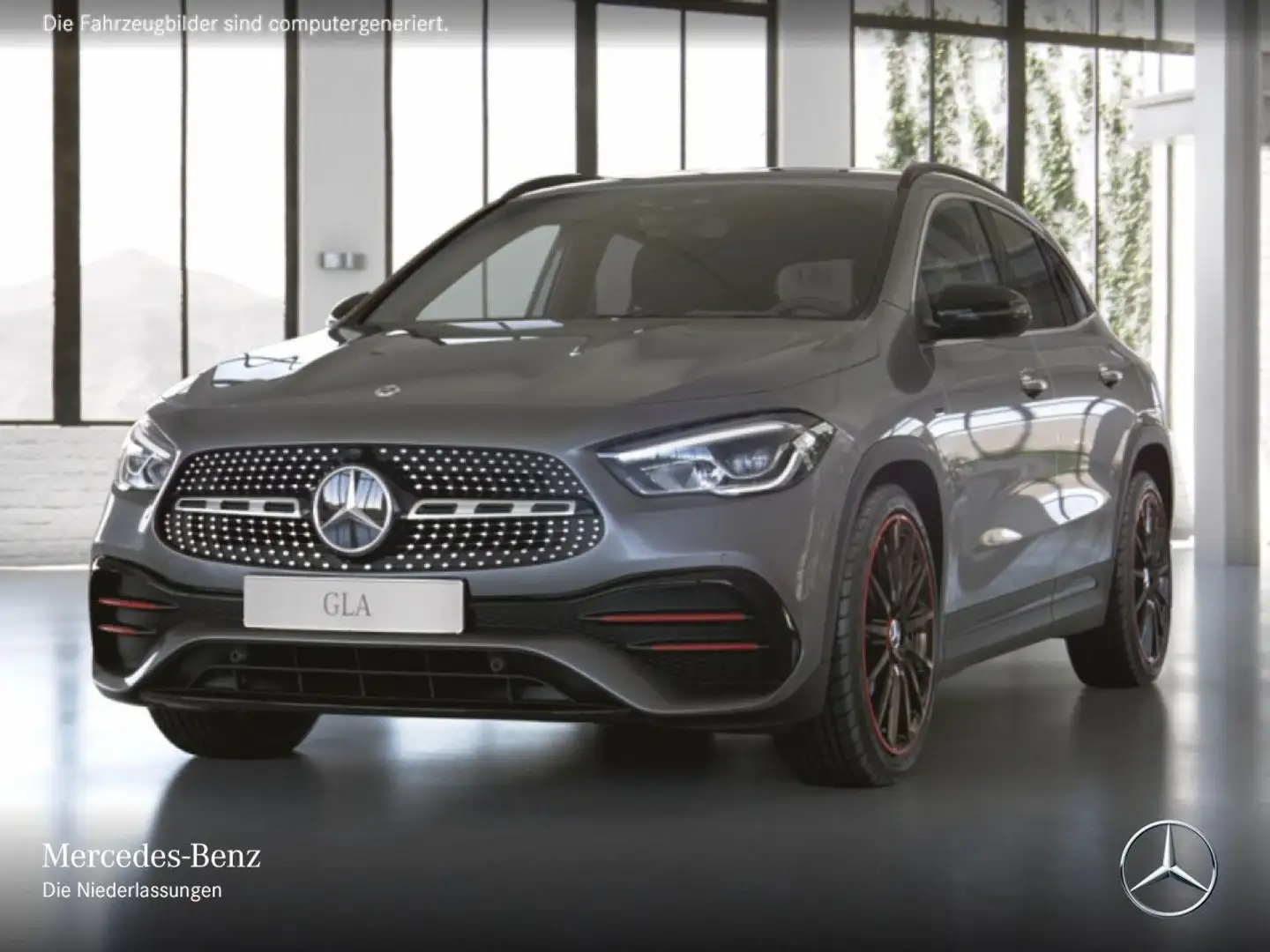 Mercedes-Benz GLA 250 e AMG+LED+BURMESTER+KAMERA+KEYLESS+8G Gris - 2