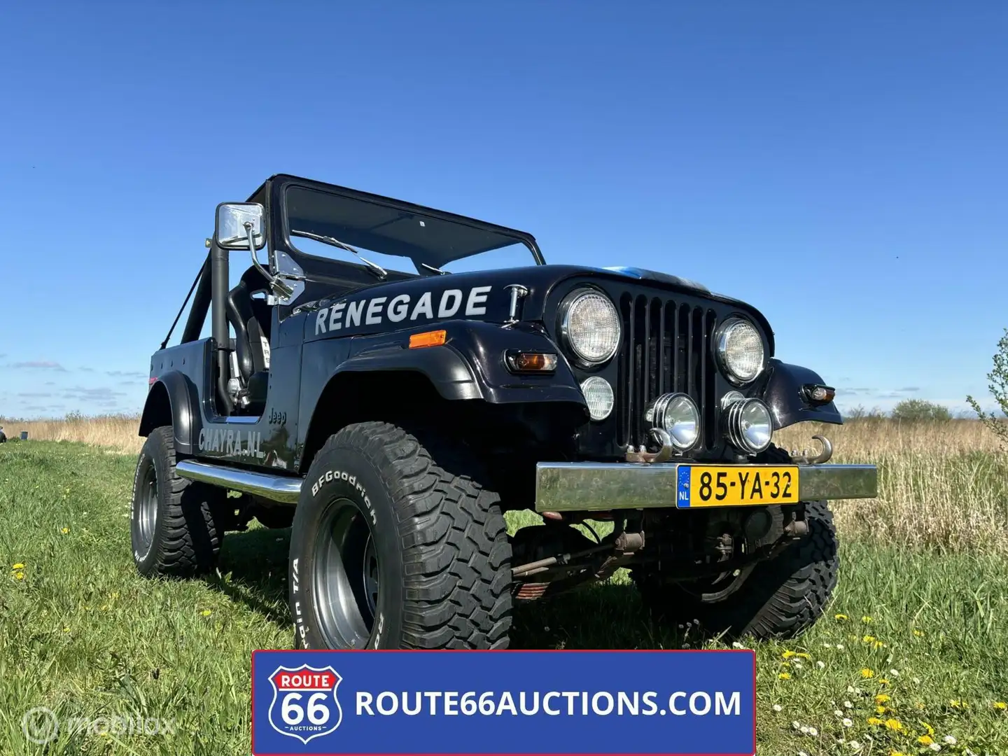 Jeep CJ-7 1977 | Route 66 Auctions Zwart - 2