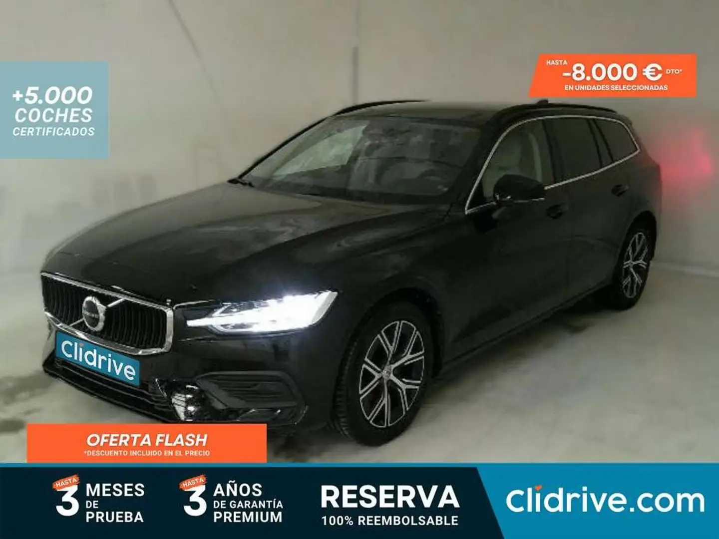 Volvo V60 2.0 B4 (D) Core Auto Negro - 1
