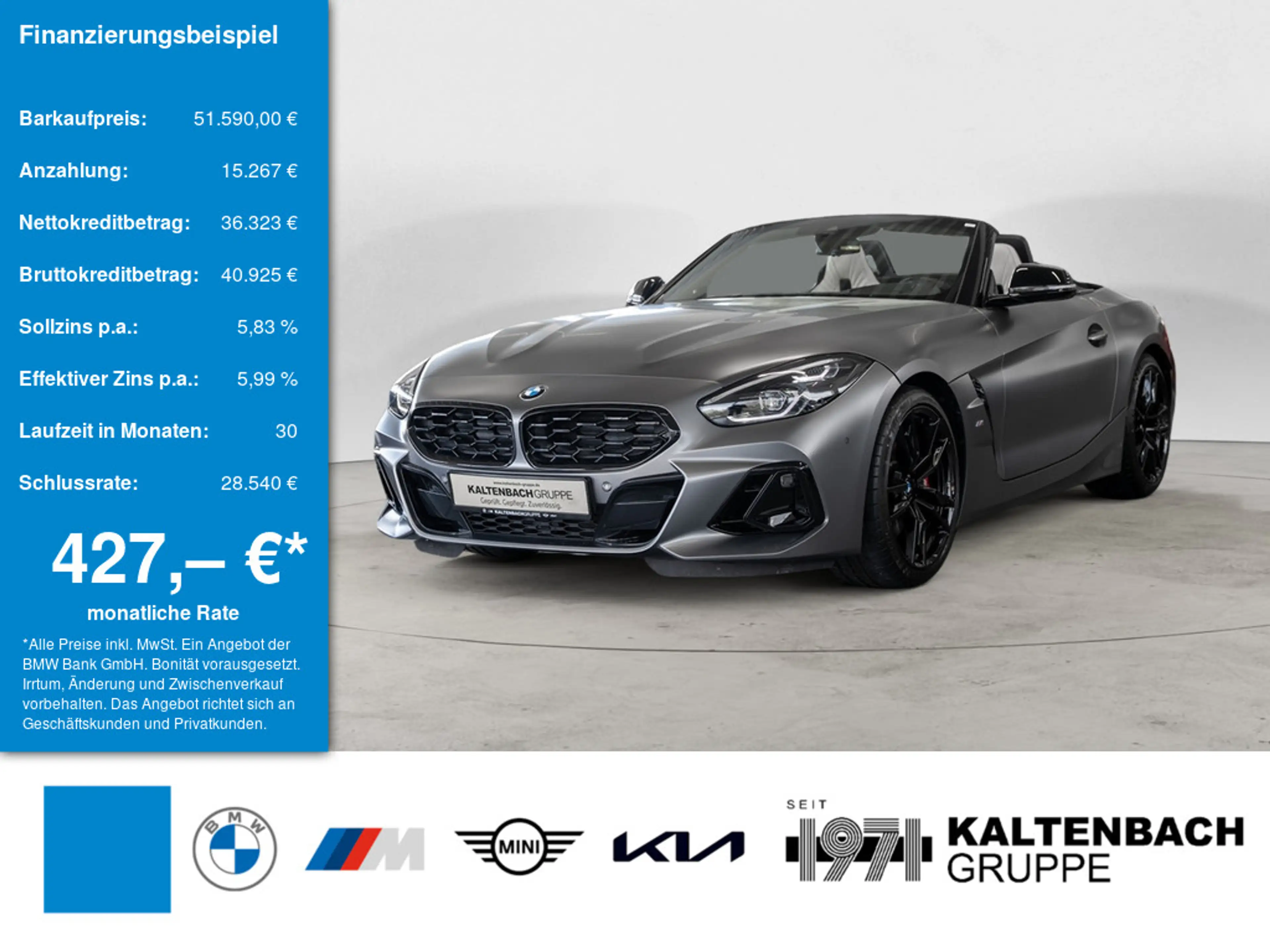 BMW Z4 sDrive 30i HUD LED ACC W-LAN NAVI H/K SHZ