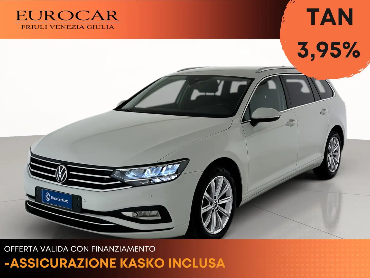 Volkswagen Passat Variant variant 2.0 tdi business 150cv dsg Bianco - 1