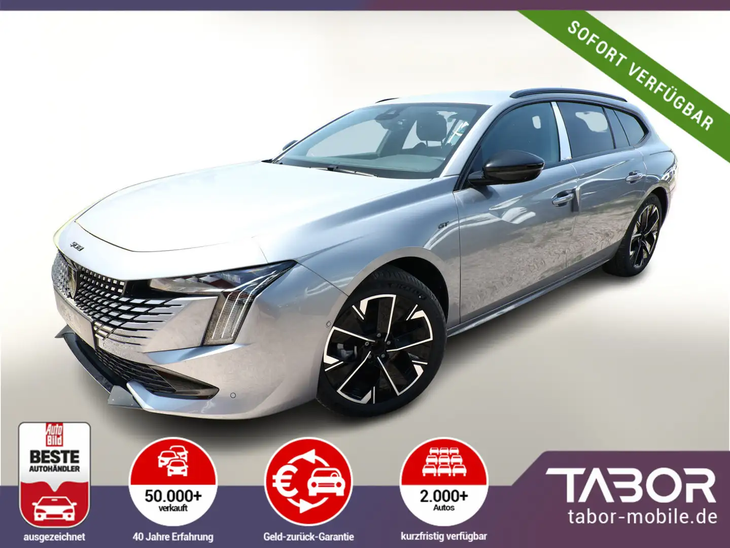 Peugeot 508 SW 130 EAT8 GT LED Nav ACC AHK SHZ Kam Keyl Grijs - 2