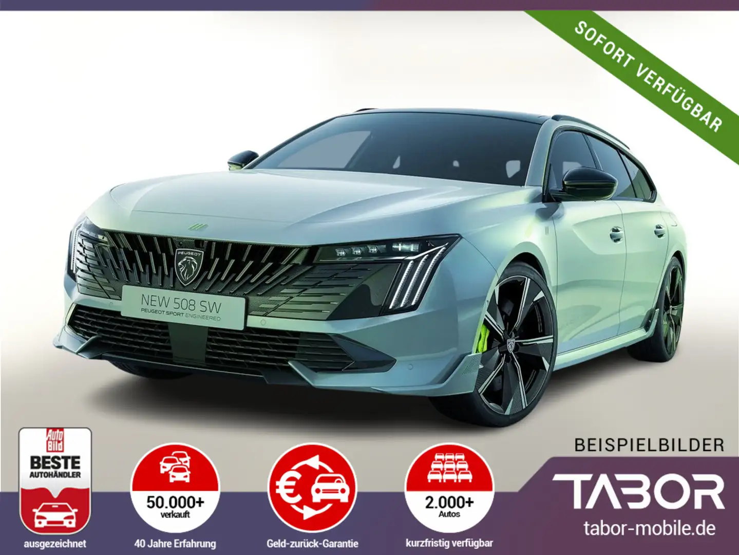 Peugeot 508 SW 130 EAT8 GT LED Nav ACC AHK SHZ Kam Keyl Grau - 1
