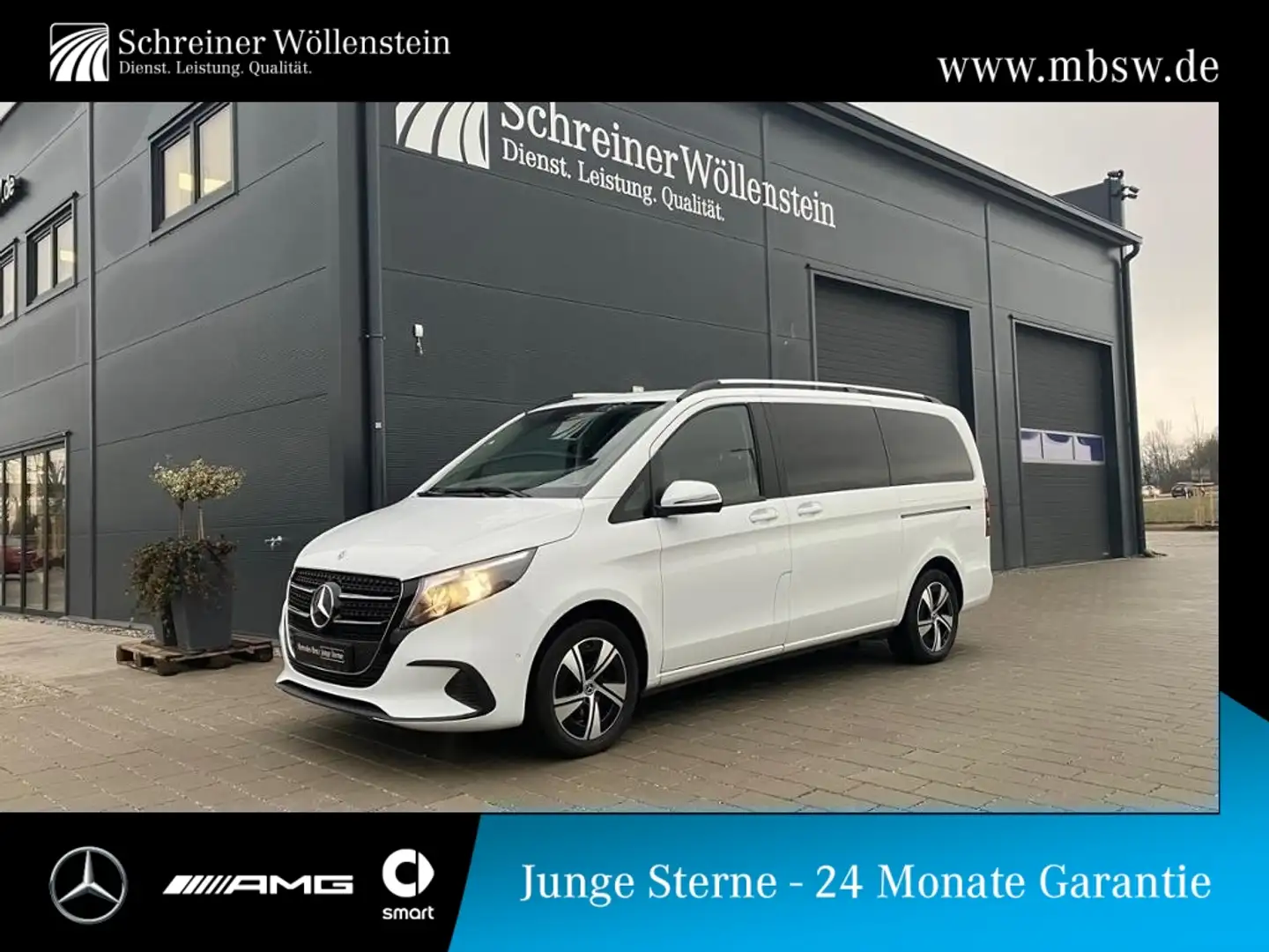 Mercedes-Benz V 220 d Lang *MBUX*Distronic*StandHZ*Kamera*AHK* Blanc - 1