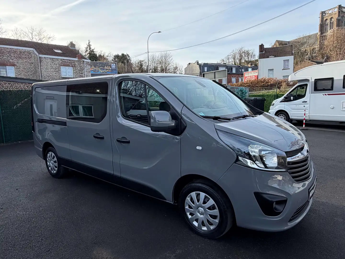 Opel Vivaro 1.6 CDTi L2H1 - DOUBLE CABINE 5 PLACES - EURO 6 b Gris - 2