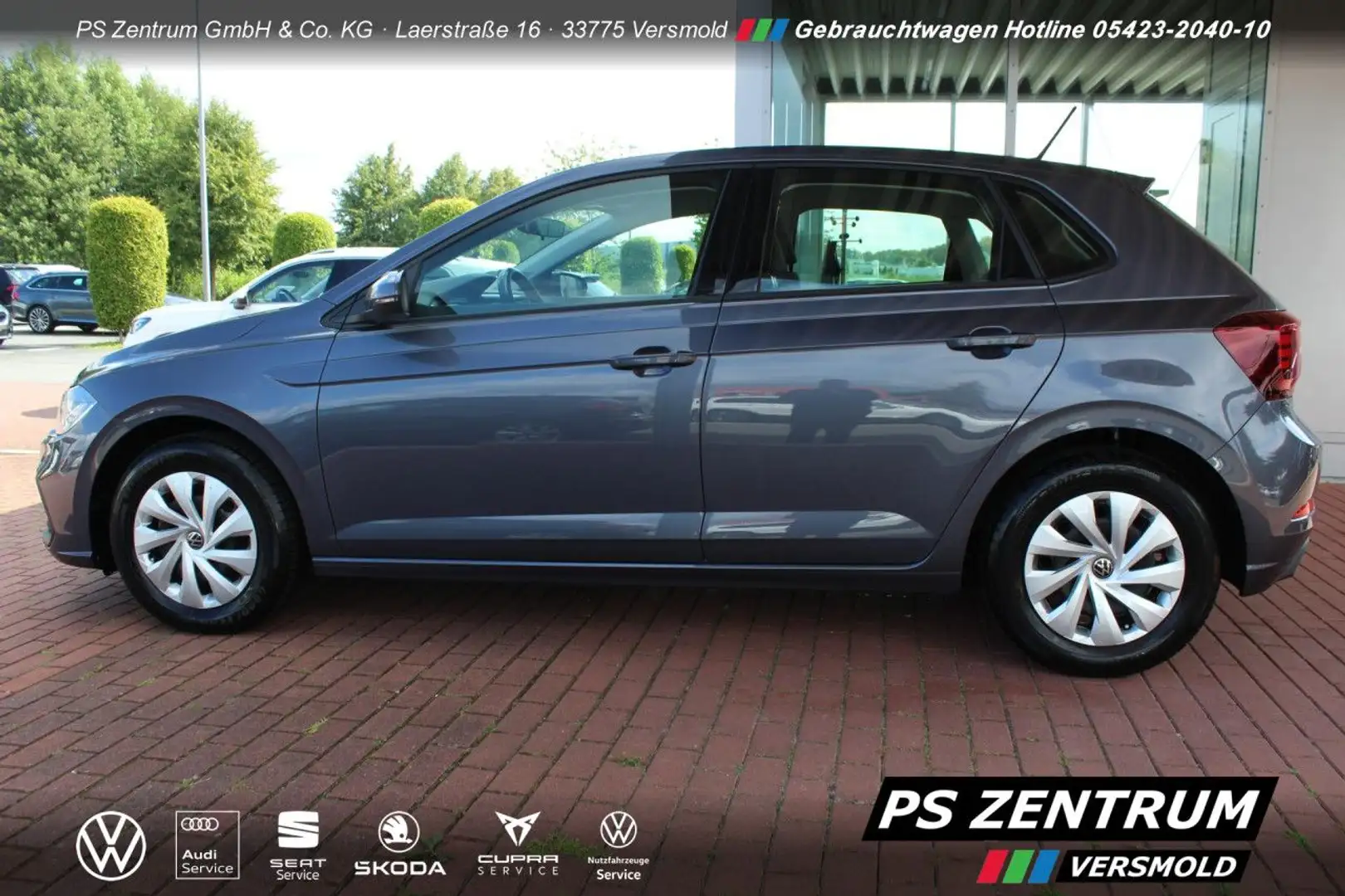 Volkswagen Polo 1.0 Life NAVIapp LED PDC SHZ Bluetooth Navi Grau - 2