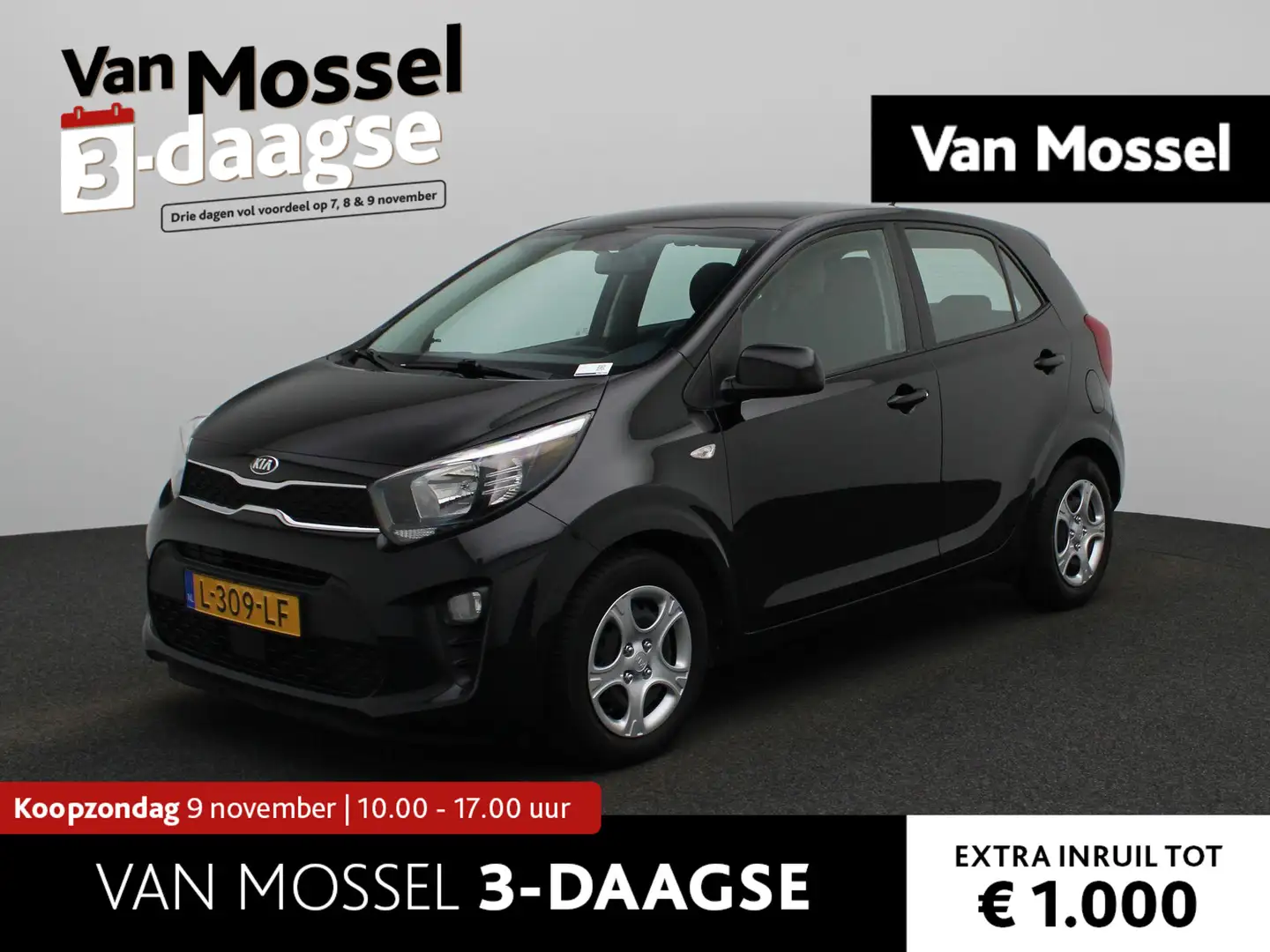 Kia Picanto 1.0 DPi ComfortLine | Cruise Control | Bluetooth | Noir - 1