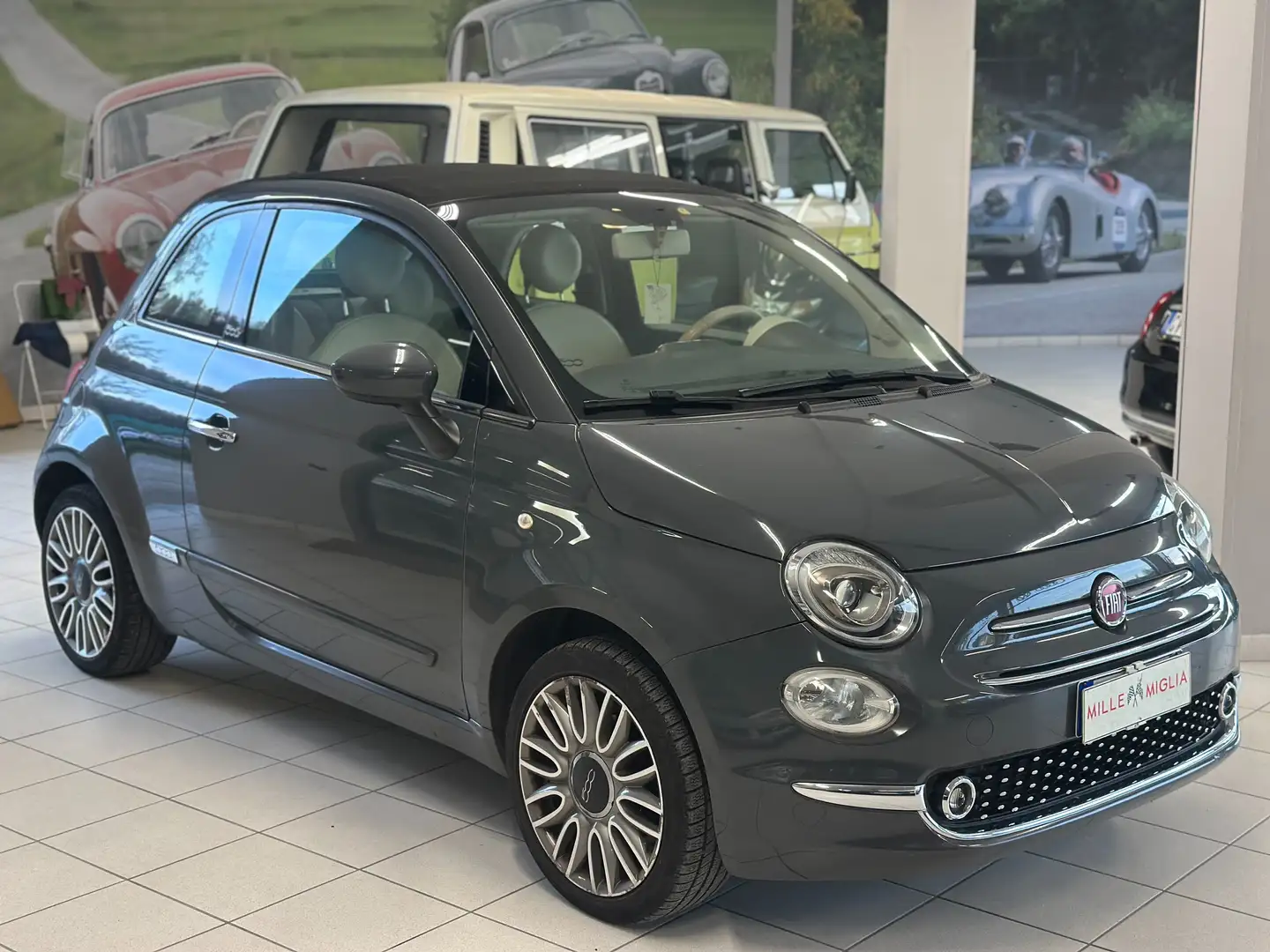 Fiat 500C 500C 1.2 Riva 69cv Gris - 1