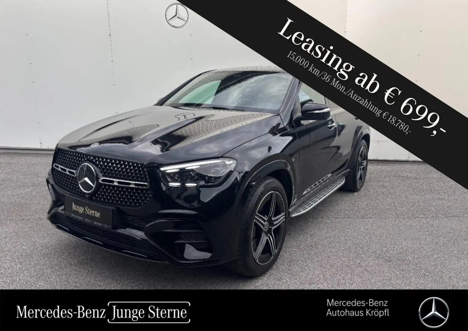 Mercedes-Benz GLE 300 d 4MATIC Coupé KeyGo PTS Shz Ambi Distr Noir - 2