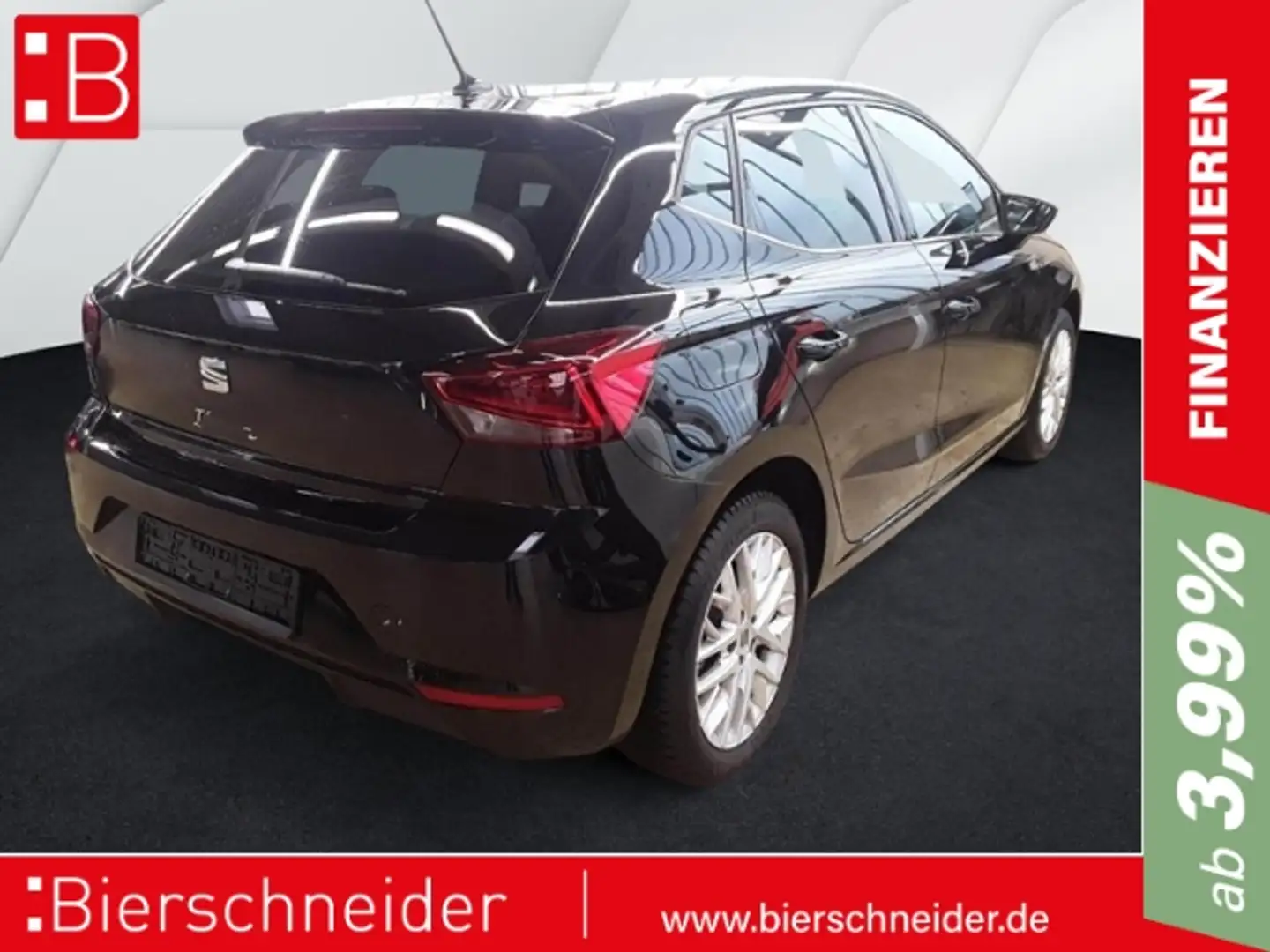 SEAT Ibiza 1.0 TSI DSG AB 161EUR Xcellence NAVI REAR SHZ Schwarz - 1