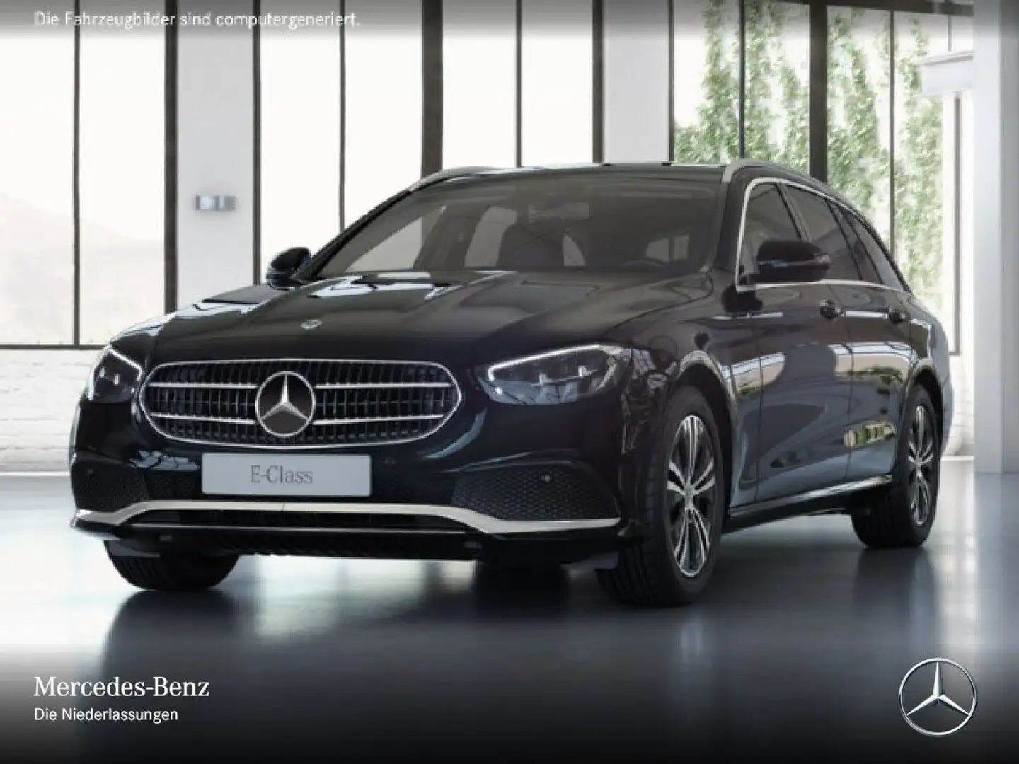 Mercedes-Benz E 200 d T AVANTG+LED+STHZG+KAMERA+TOTW+9G Schwarz - 2