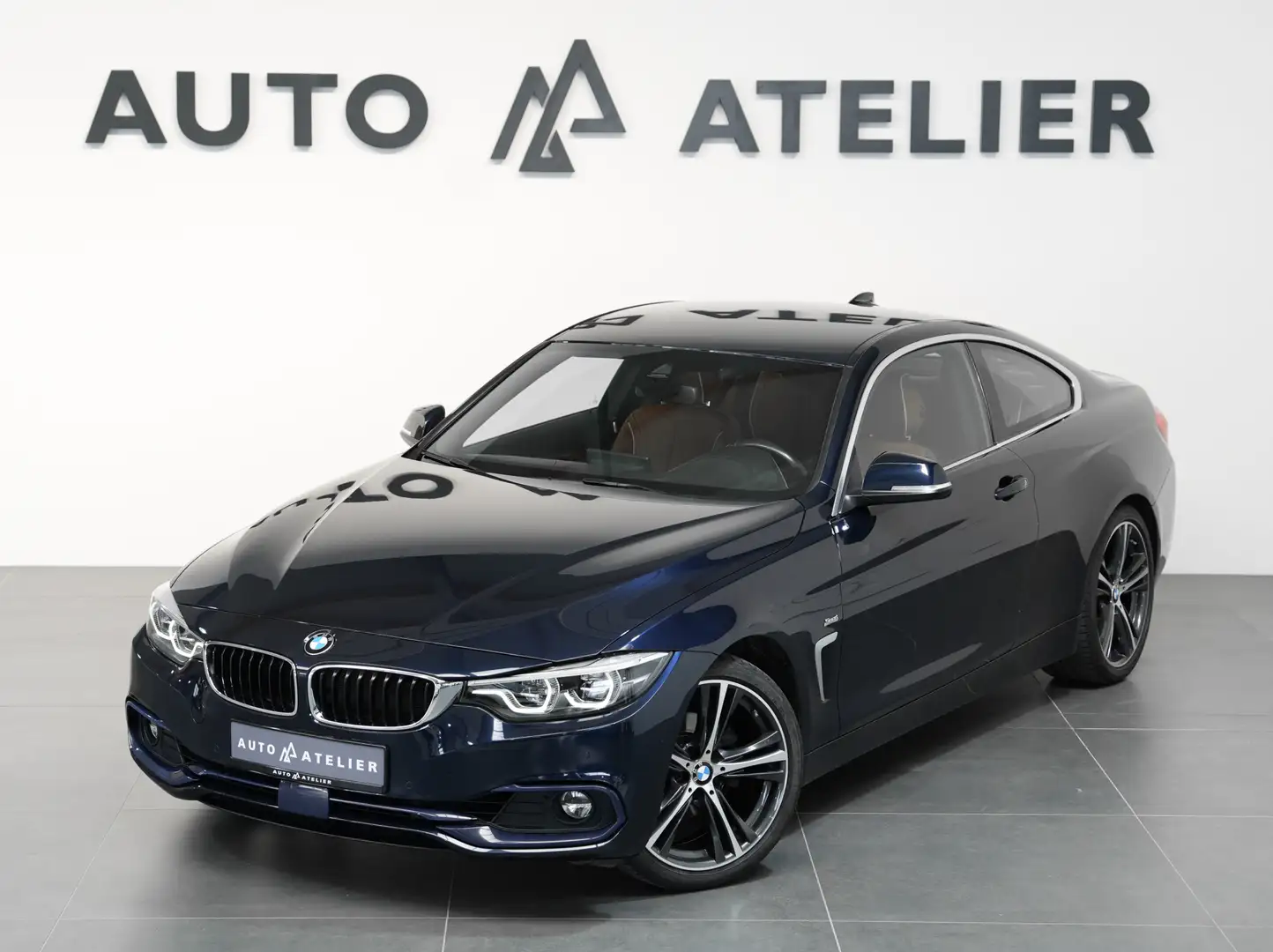 BMW 420 i Sport Line*2.HD*DEUTSCH*H&K*ACC*NAVI* Blau - 1