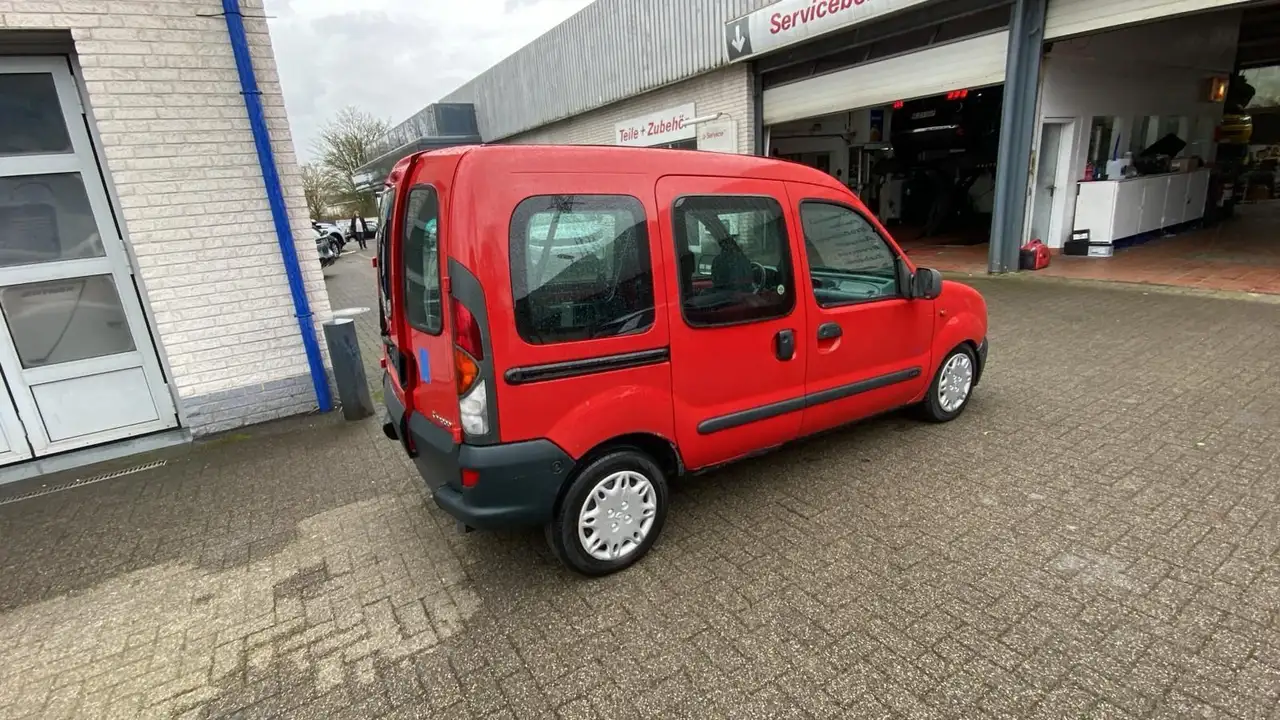 Renault Kangoo RT 1.9 D Rollstuhlumbau Heckausschnitt, foto 4
