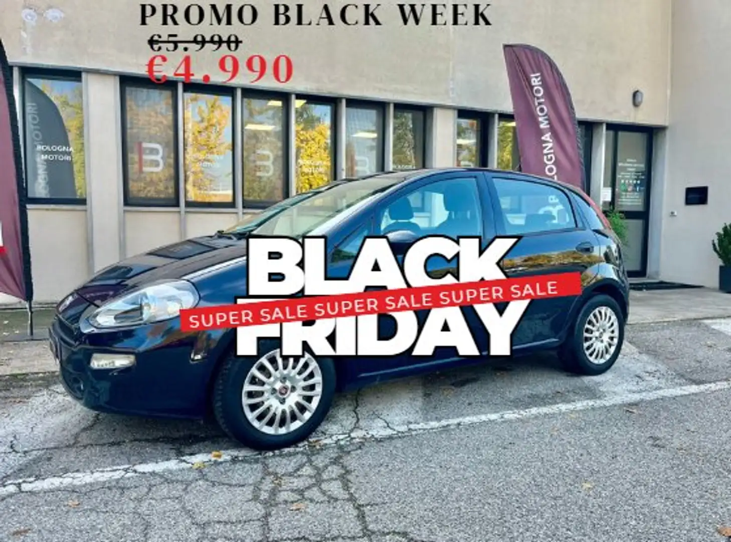 Fiat Punto 1.4 GPL Negro - 1