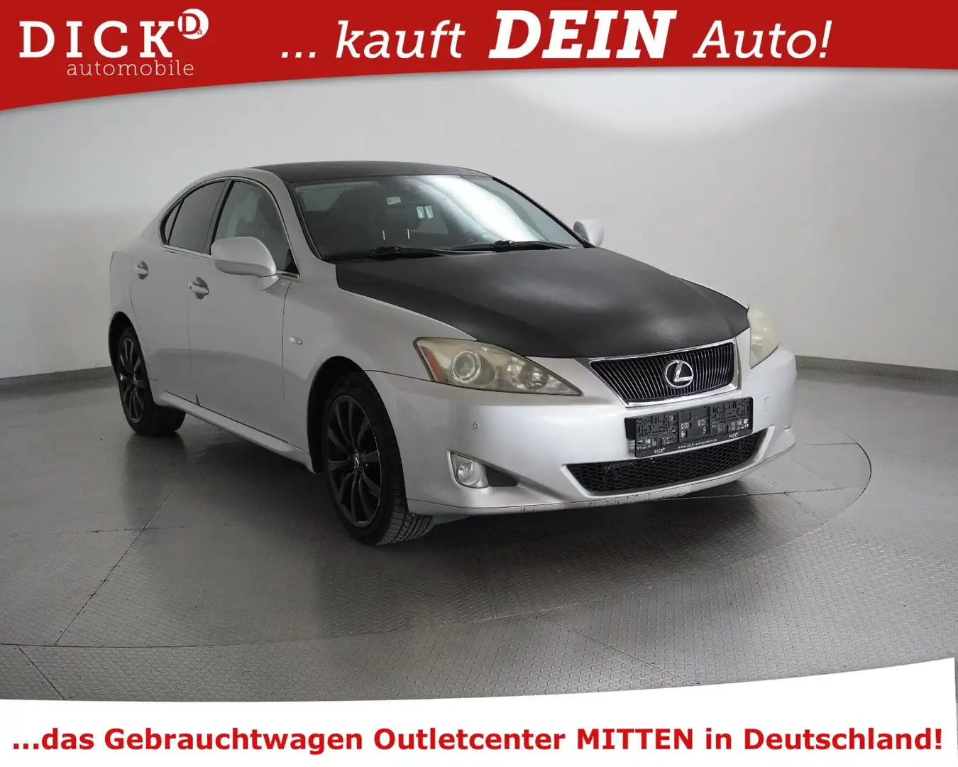 Lexus IS 220d d 2.2 D-CAT Limited GEPFLEGT+LEDER+SHZ+TÜV Silber - 1