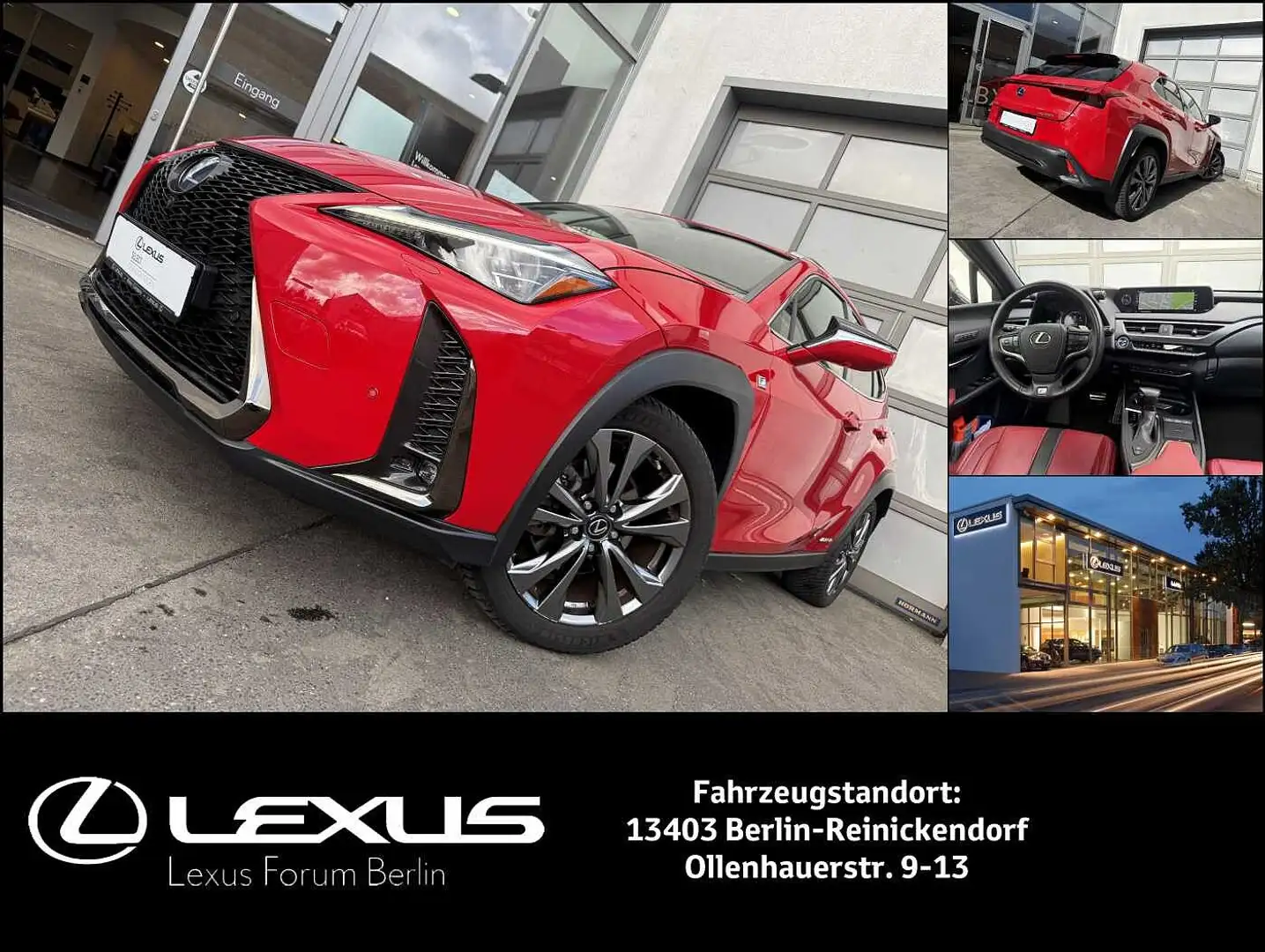 Lexus UX 250h UX250h F SPORT Rood - 1