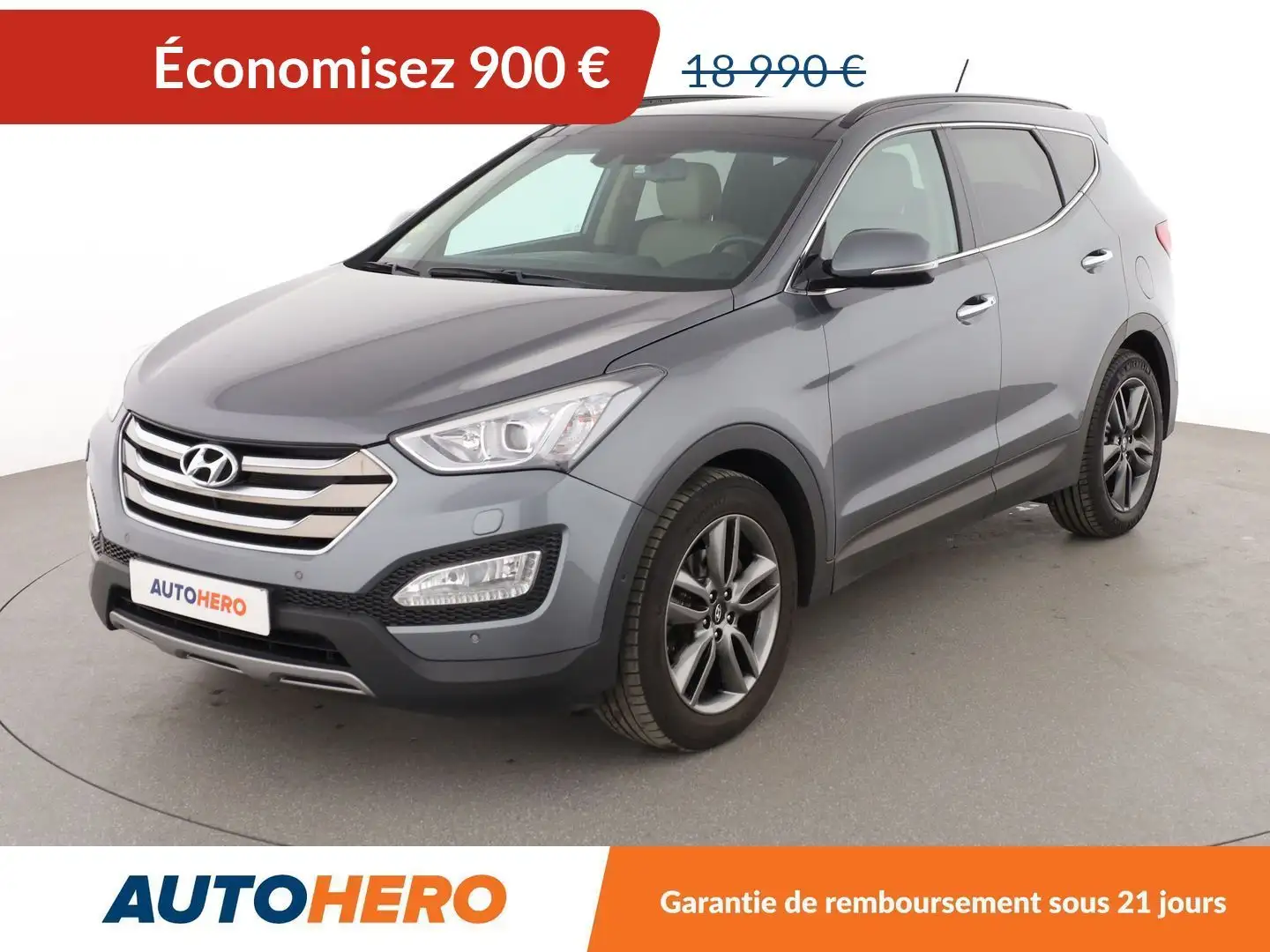 Hyundai SANTA FE 2.2 CRDi 4WD Executive BVA Gris - 1