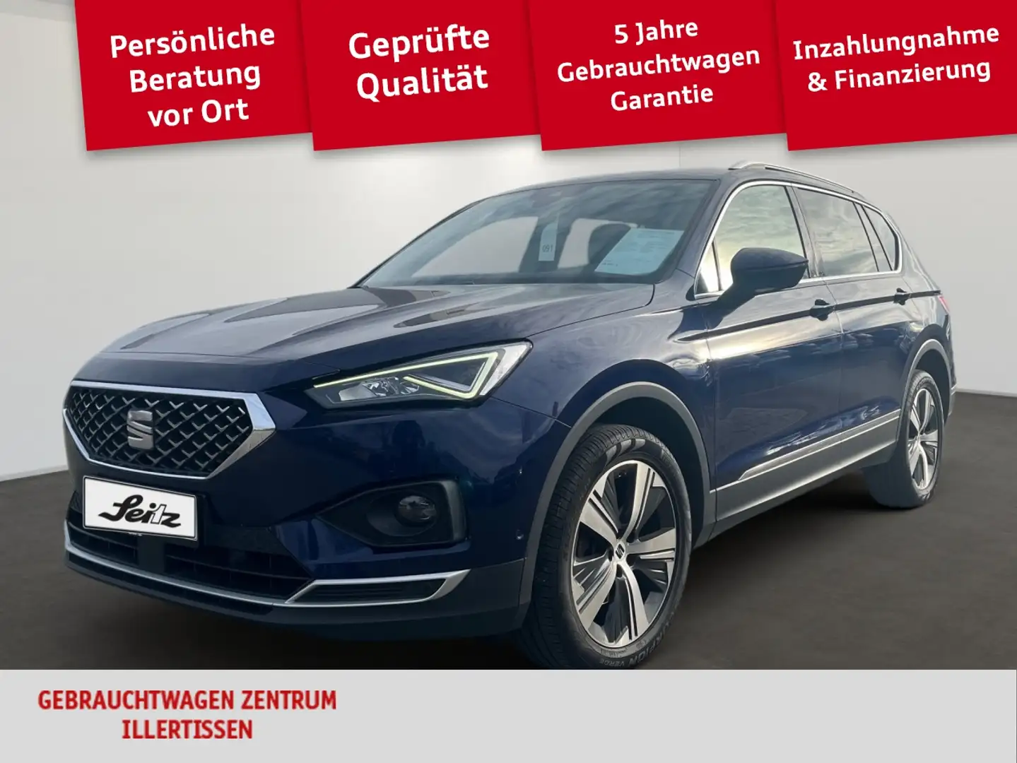 SEAT Tarraco 2.0 TDI Xcellence *LED*KAMERA*NAVI*STANDH* Blau - 1