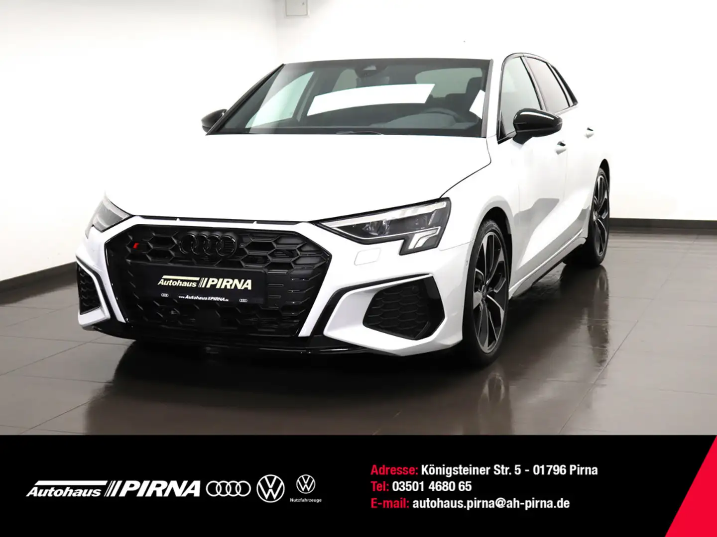 Audi S3 Sportback 2.0 TFSI quattro NAVI LED Blanc - 1