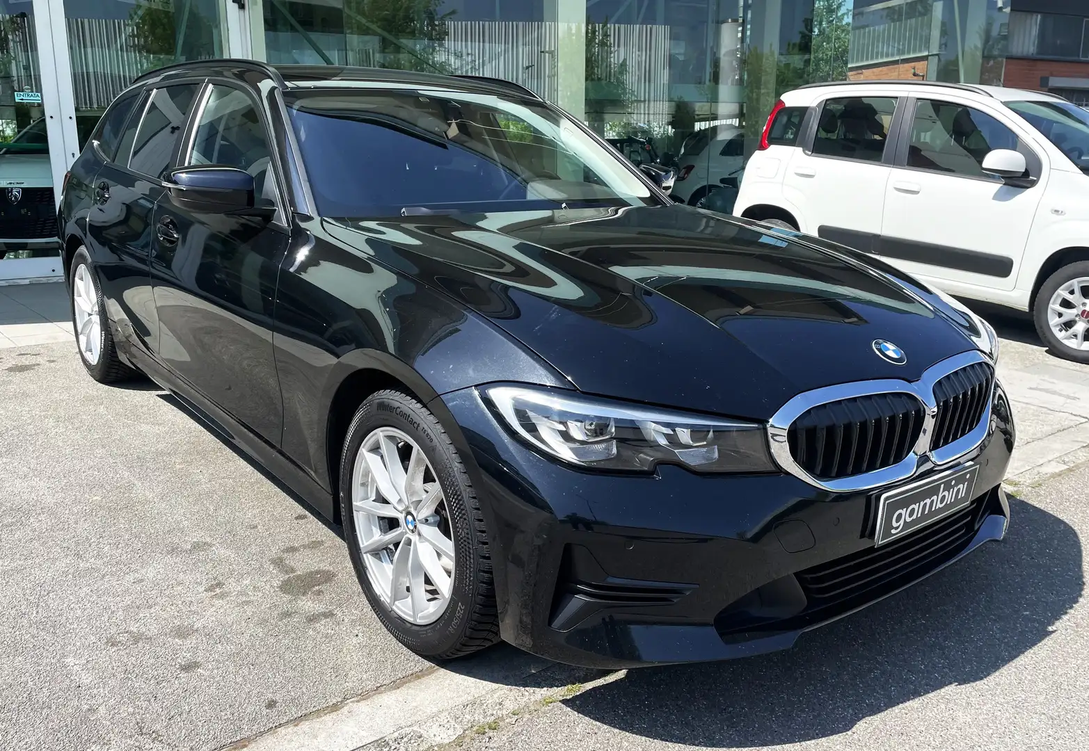 BMW 320 320d Touring Business Advantage auto Nero - 1