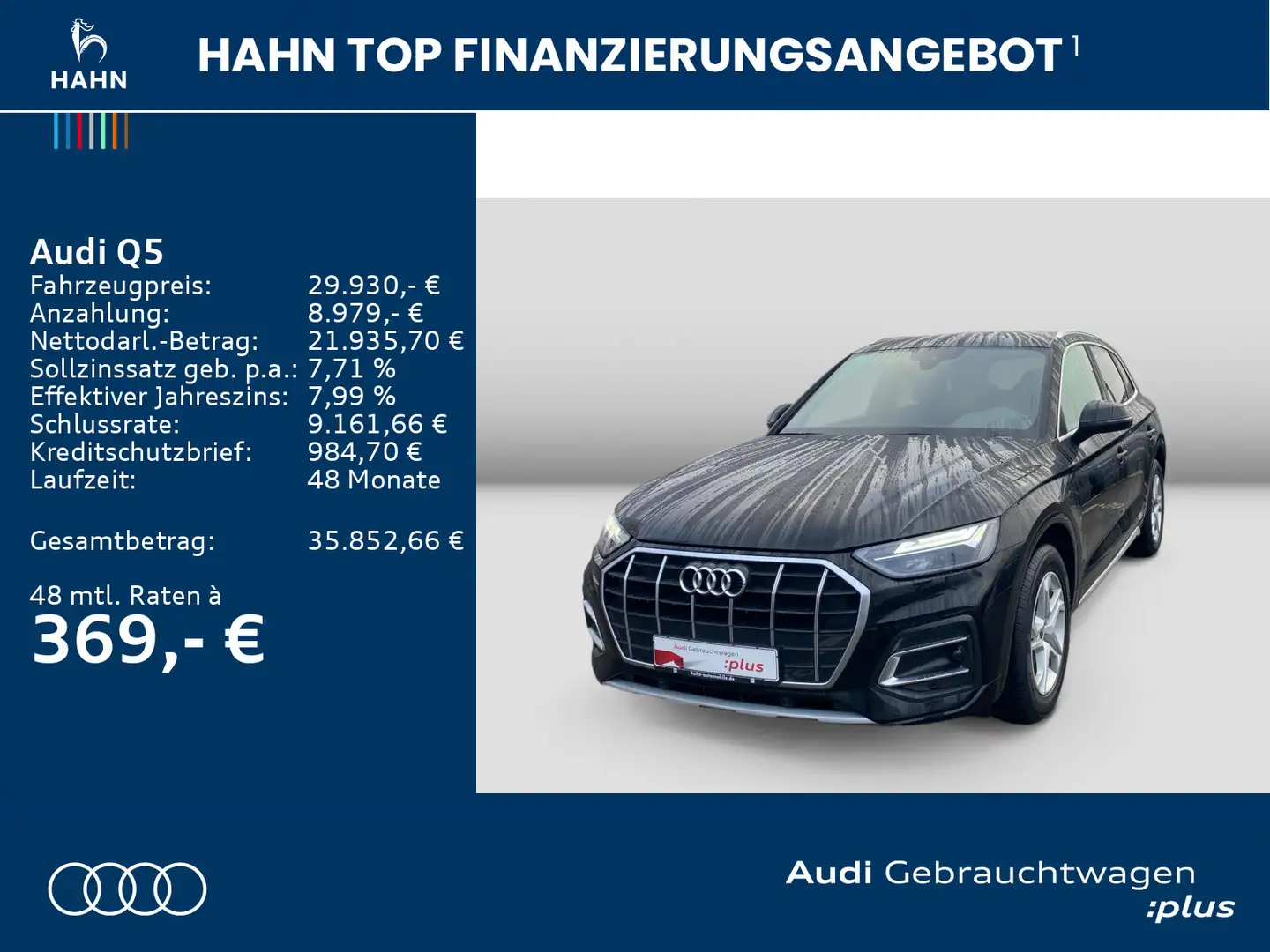 Audi Q5 advanced 35TDI S-trc Virtual CAM LED Schwarz - 2