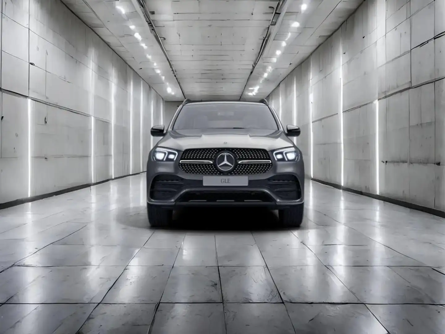 Mercedes-Benz GLE 350 de 4M AMG+AHK+DISTR.+SITZKLIMA+PANO+ Gris - 2